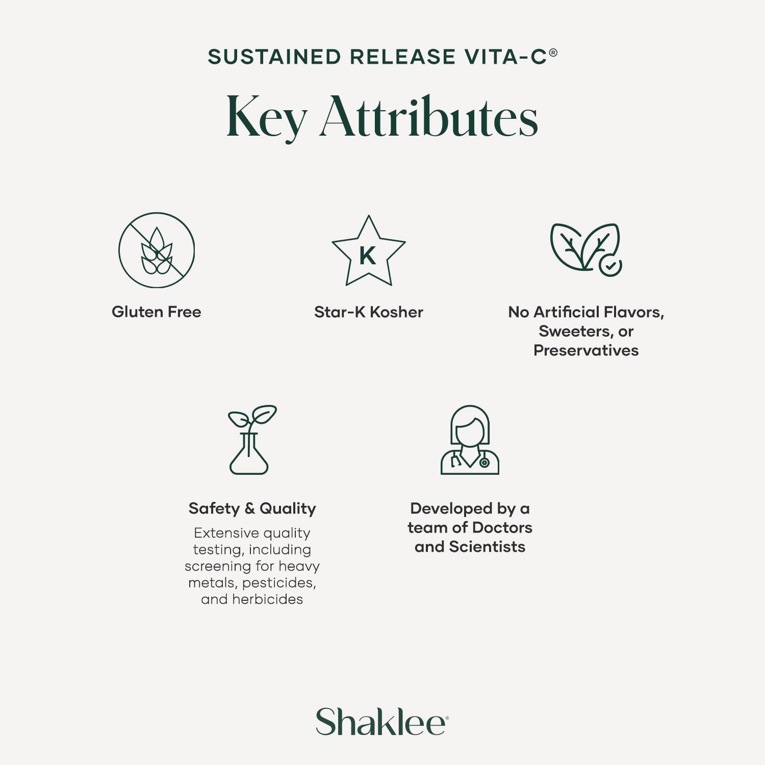 Shaklee-Sustained Release Vita-C? 500mg-High-Potency Cellular and Immune Support