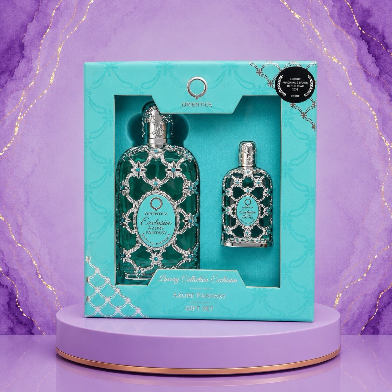 Orientica Exclusive Azure Fantasy Extrait de parfum Spray 80 ml Gift Set