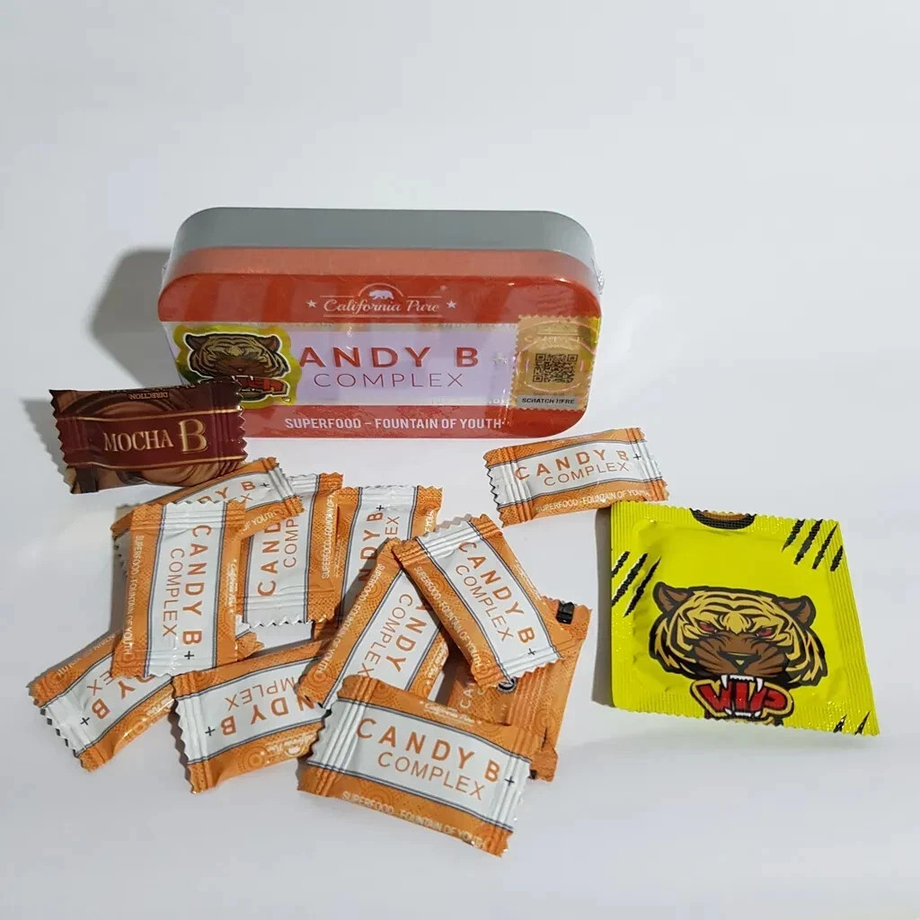 2 Candy B+ Vitamin Complex Tiger for Male Performance 100% Genuine shipping free