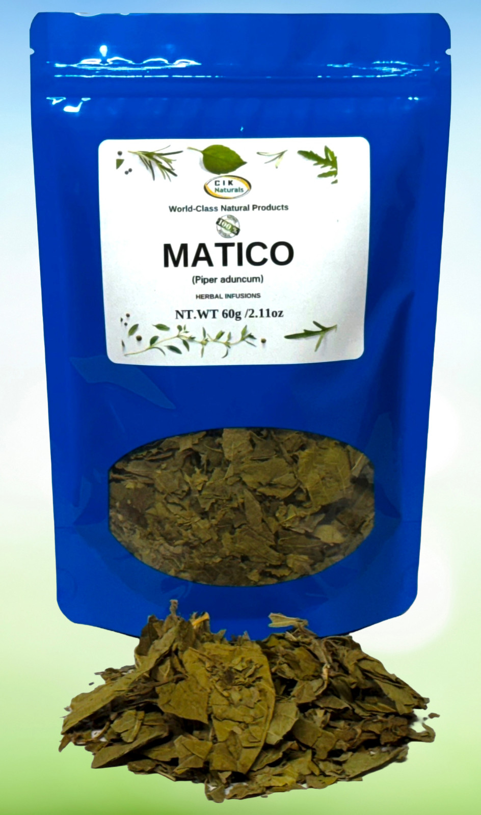Matico Herbal Tea Peruvian Premium Hierba del Soldado Herbal Infusion (60g) Peru