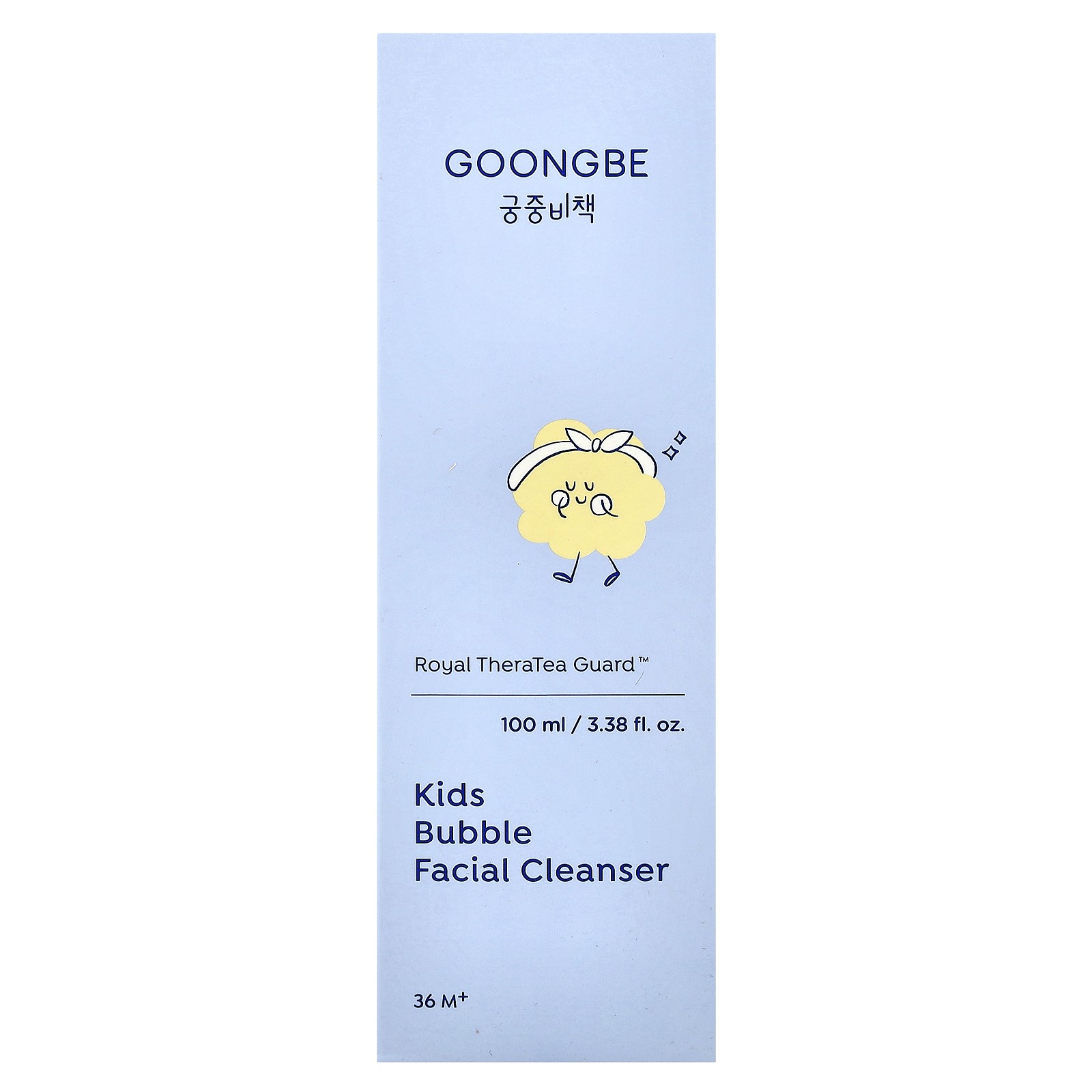 Kids Bubble Facial Cleanser, 36 M+, 3.38 fl oz (100 ml)
