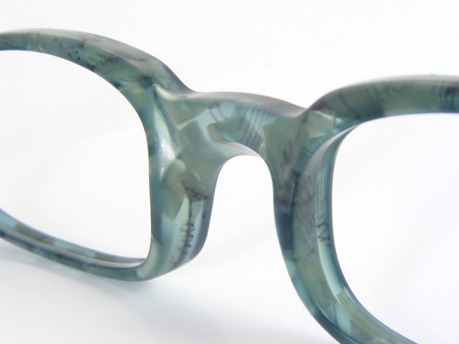 Cecile 182-0-0665/77 Matt Seafoam Green /Blue UNIQUE RARE EYEGLASSES 48-20-140mm