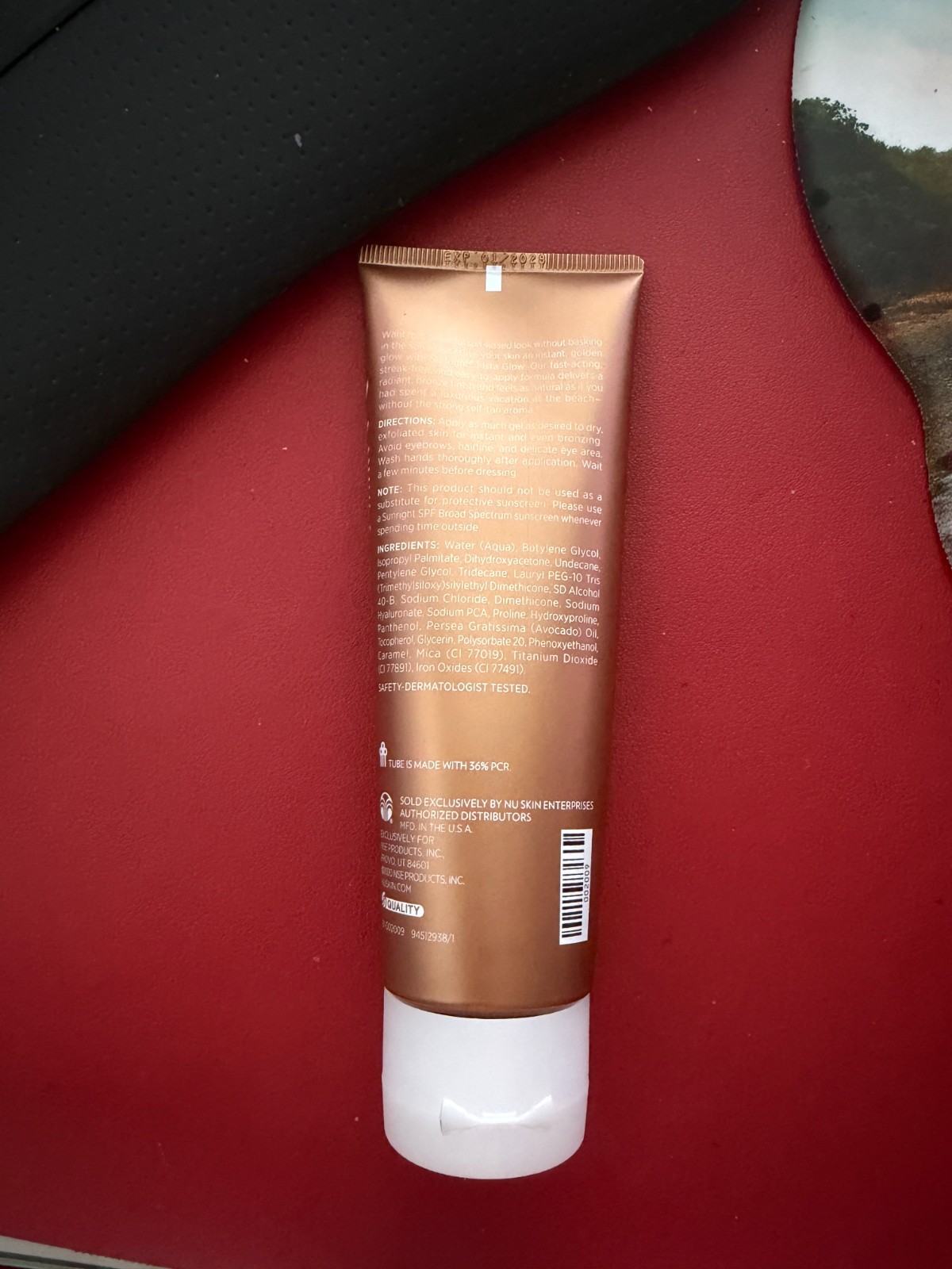 Nuskin Sunright INSTAGLOW Face Body self Tanning Streakless Gel -Free Shippping