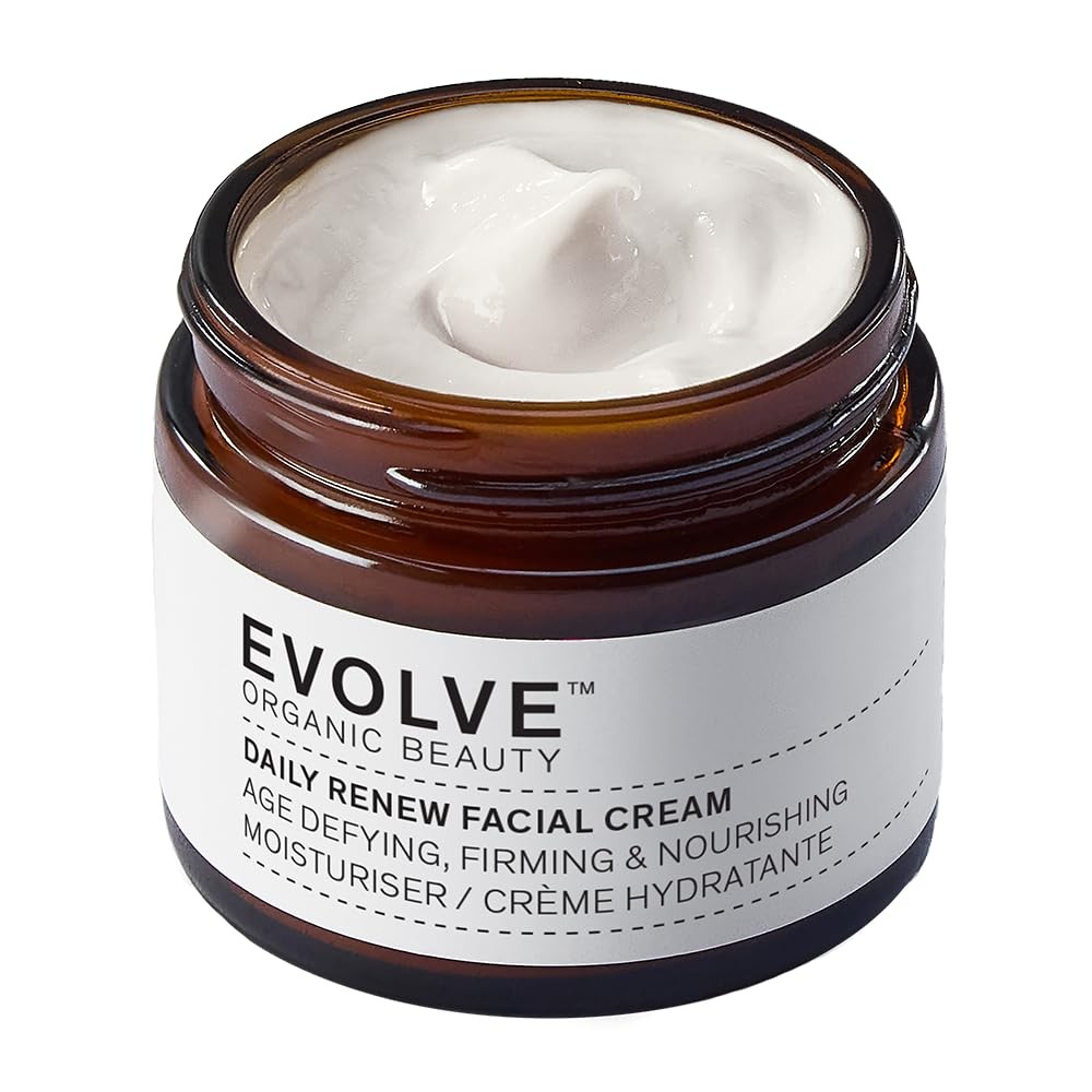 Evolve Organic Beauty – Natural Daily Renew Facial Cream | Small-Batch, Vegan Cl
