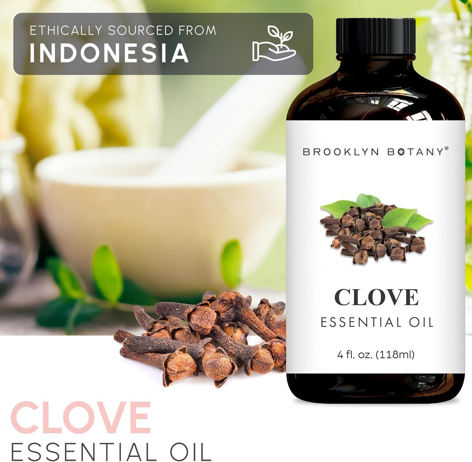 Clove Essential Oil – Huge 4 Fl Oz – 100% Pure and Natural – Premium Grade with