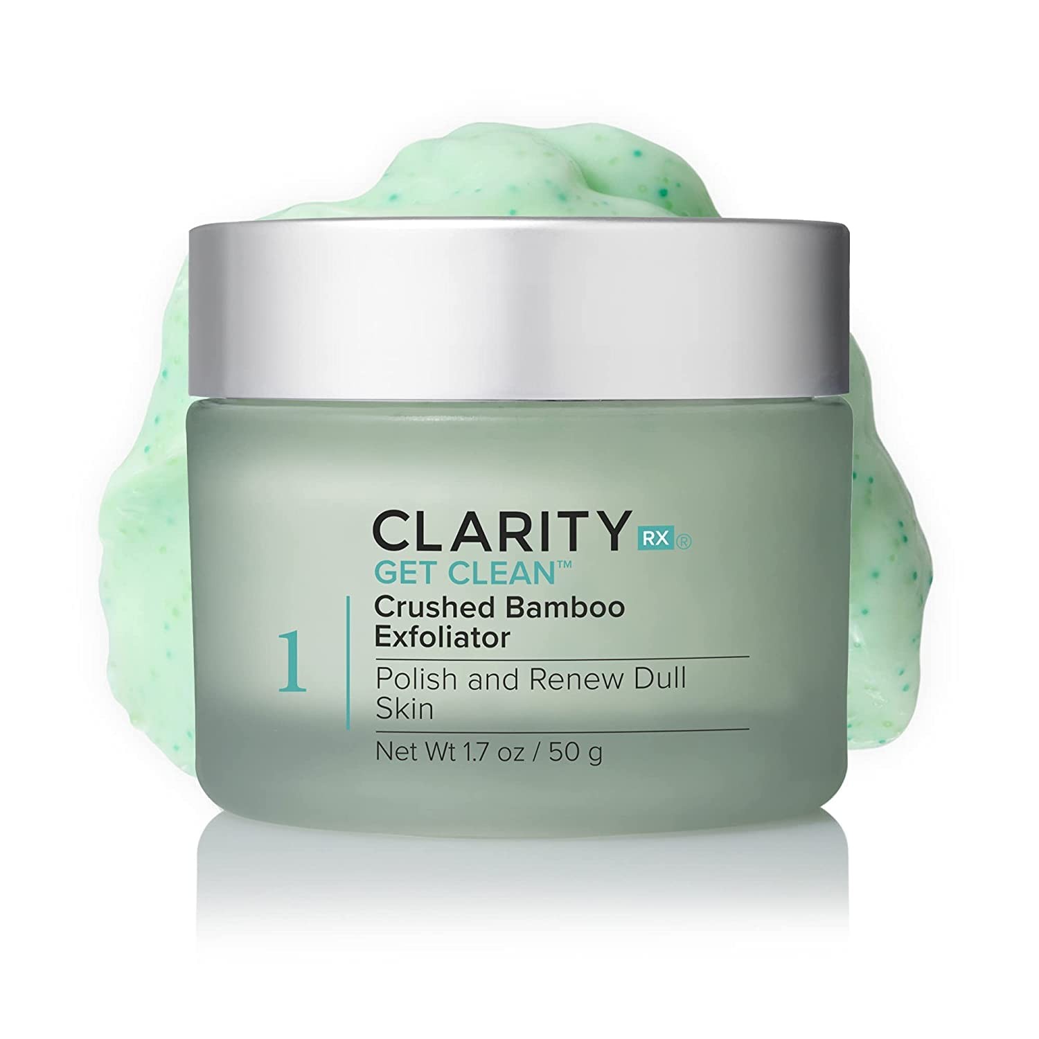 Clarityrx Get Clean Gentle Exfoliating Face Wash Crushed Bamboo1.7 Fl Oz