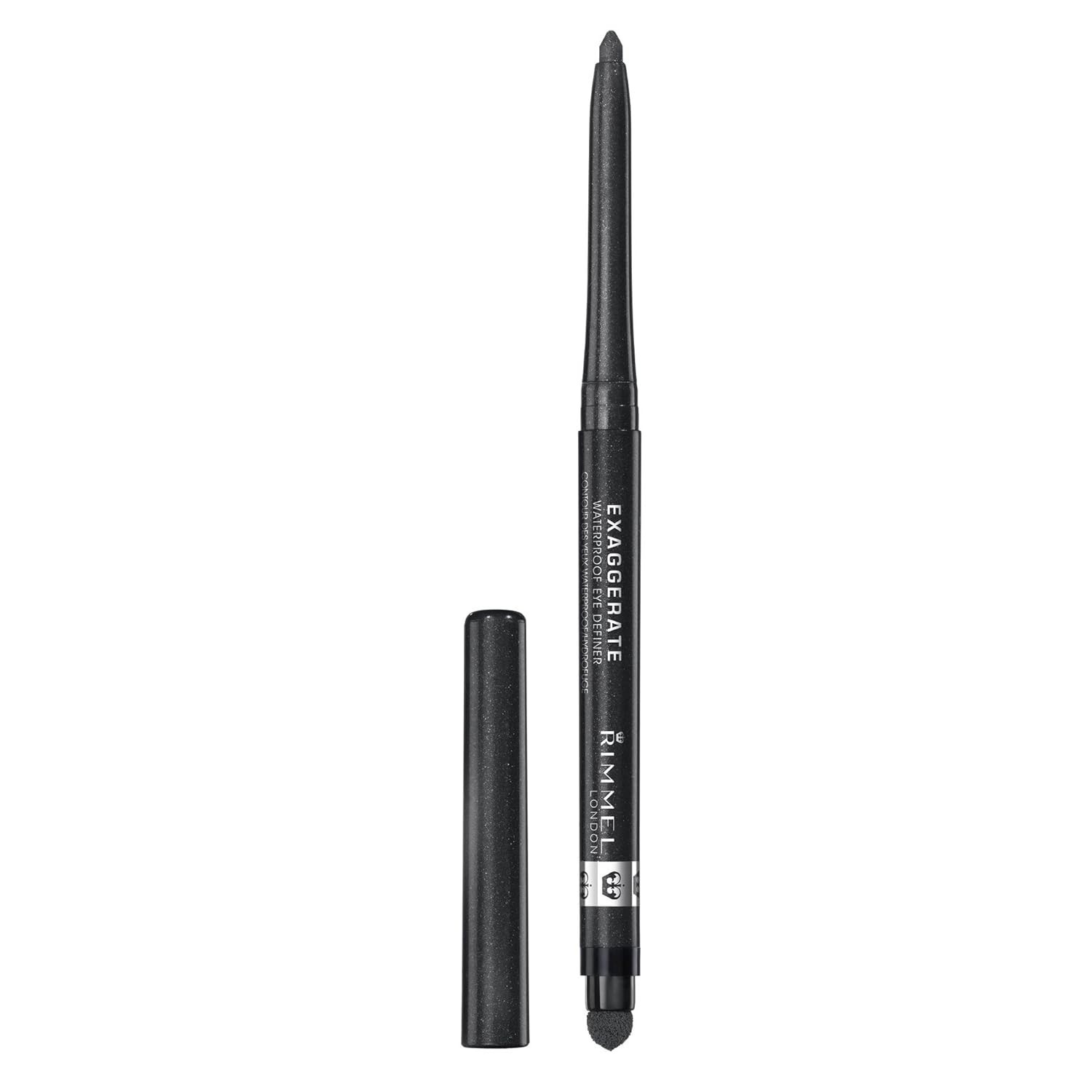 Rimmel Exaggerate Waterproof Eye Definer 263 Starlit Black 0.01oz