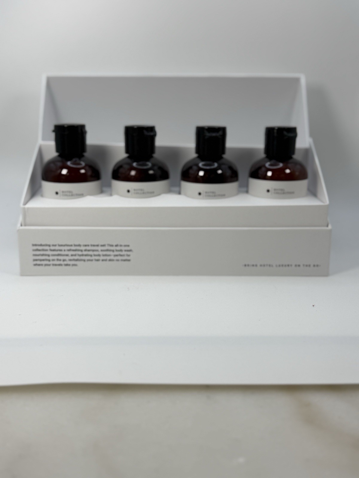 Hotel Collection Luxury Body Care Travel Set – Crystal Oud 4 PCS Inspo BR 540