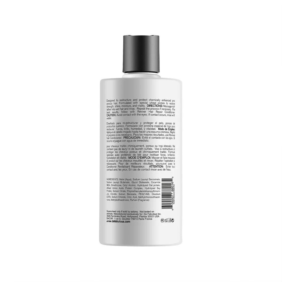 De Fabulous Reviver | Repairs Dry & Frizzy Hair Shampoo – 250ml