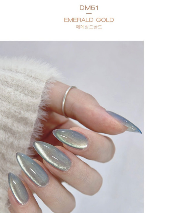 DVOK Chilling Magnet Gel Polish Champagne Cat Eye Nail Gel K-Beauty