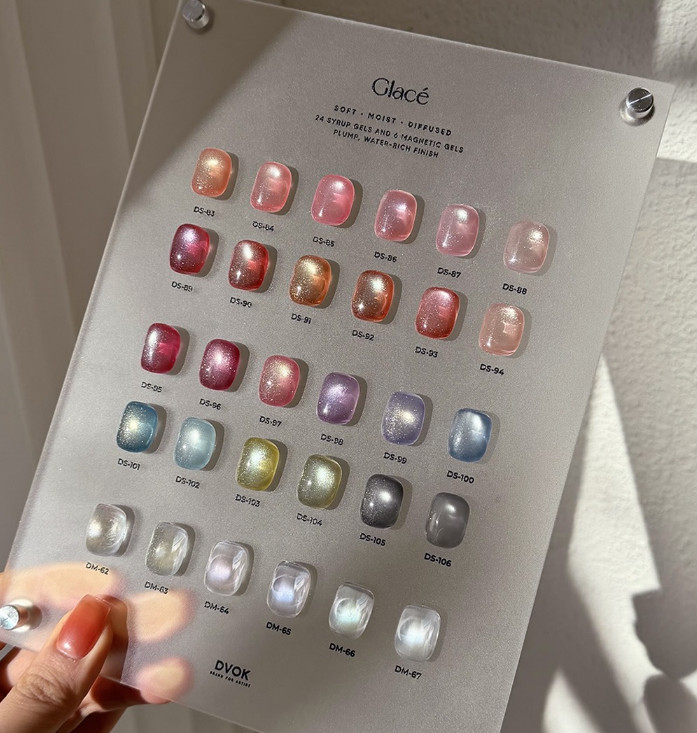 DVOK Glace Syrup Magnet Gel Polish 30 Colors Collection K-Beauty