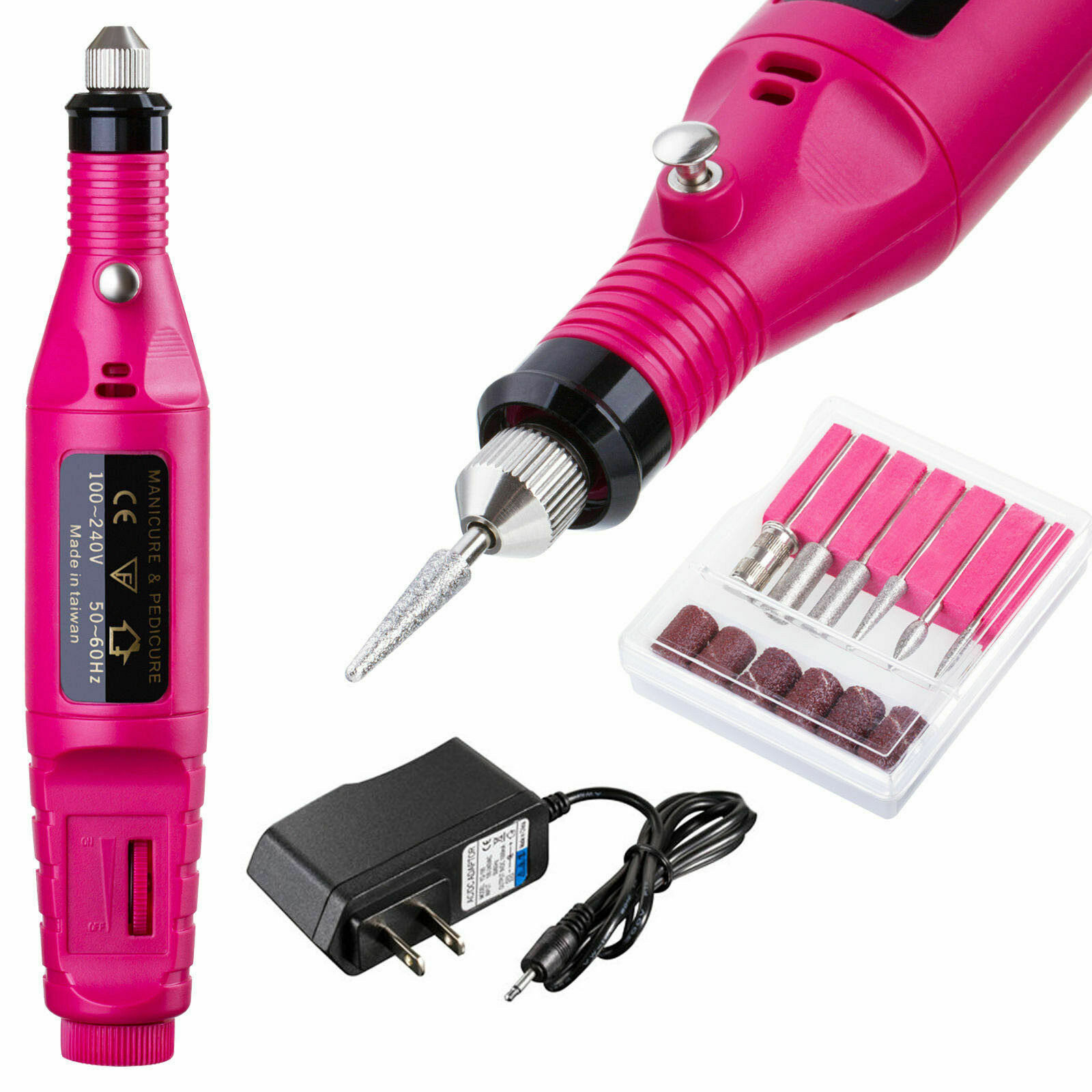 Professional Electric Nail File Drill Manicure Tool Pedicure Machine Set kit