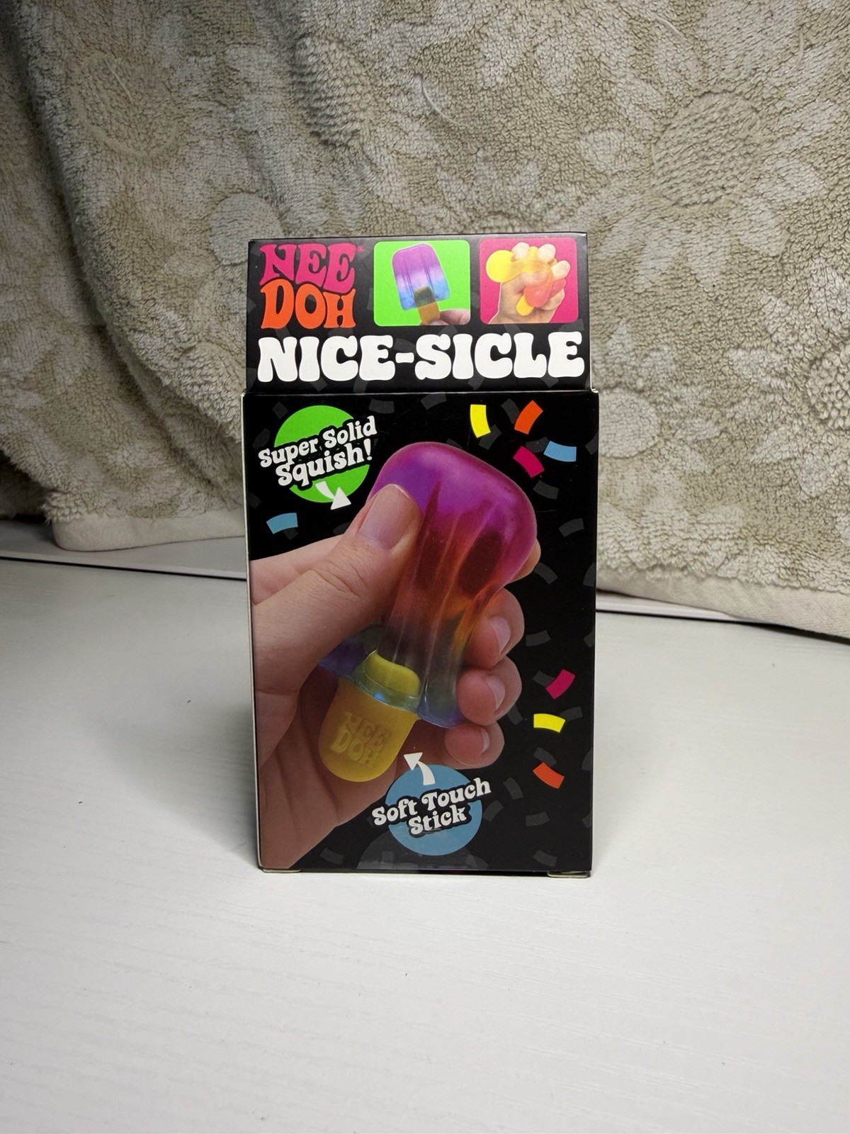 Schylling Nee Doh Nice-Sicle Soft Touch Squeeze Ball, Multicolor