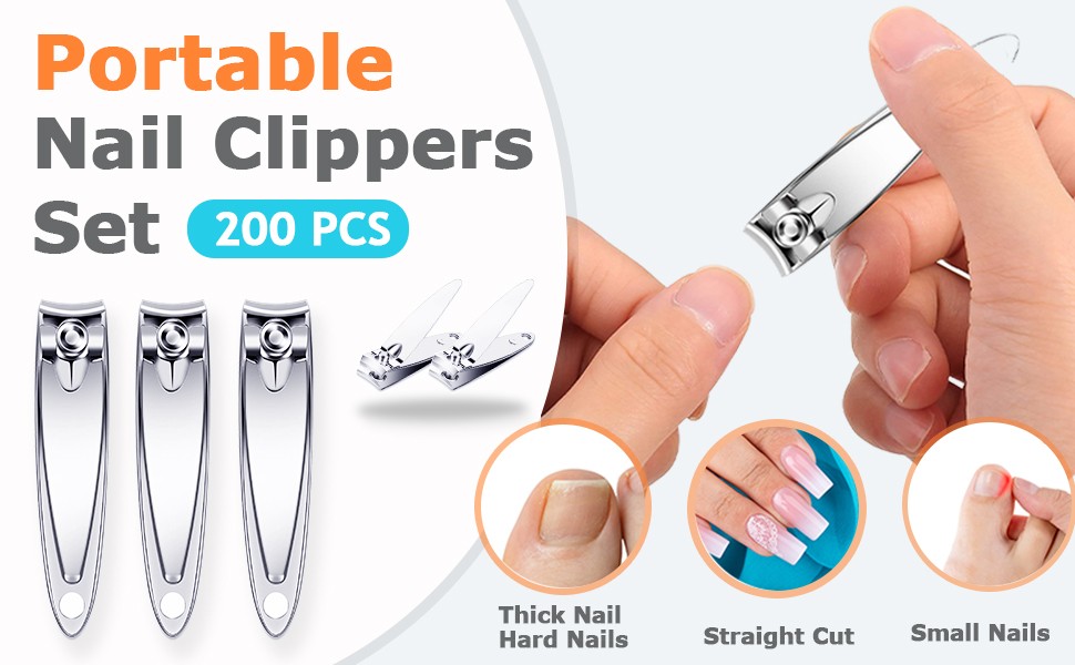 30-Pa Finrnail Clippers Pa, Stainl Steel Small Nail Clippers in