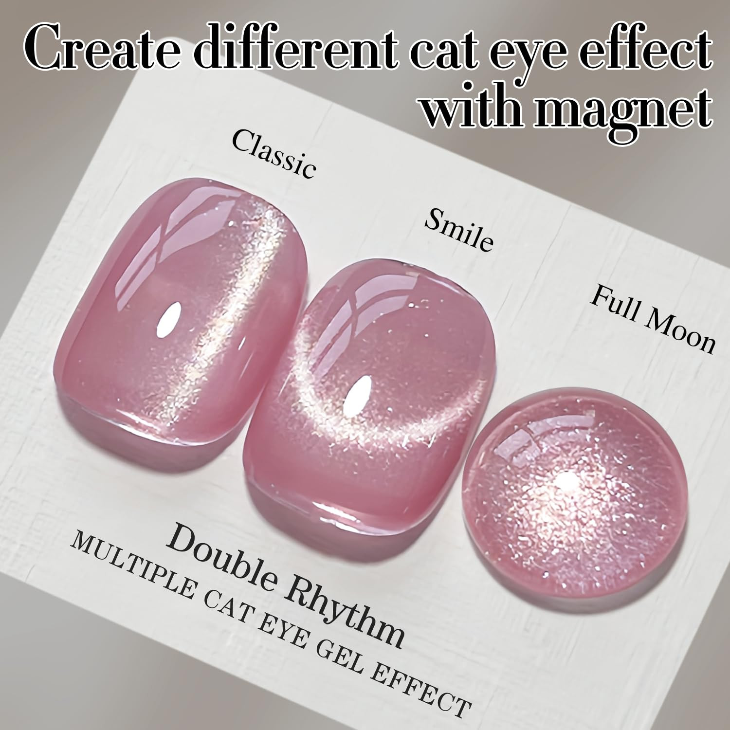 0.5 OZ Cat Eye Gel Polish with Magnet 15ML Holographic Glitter Shimmer