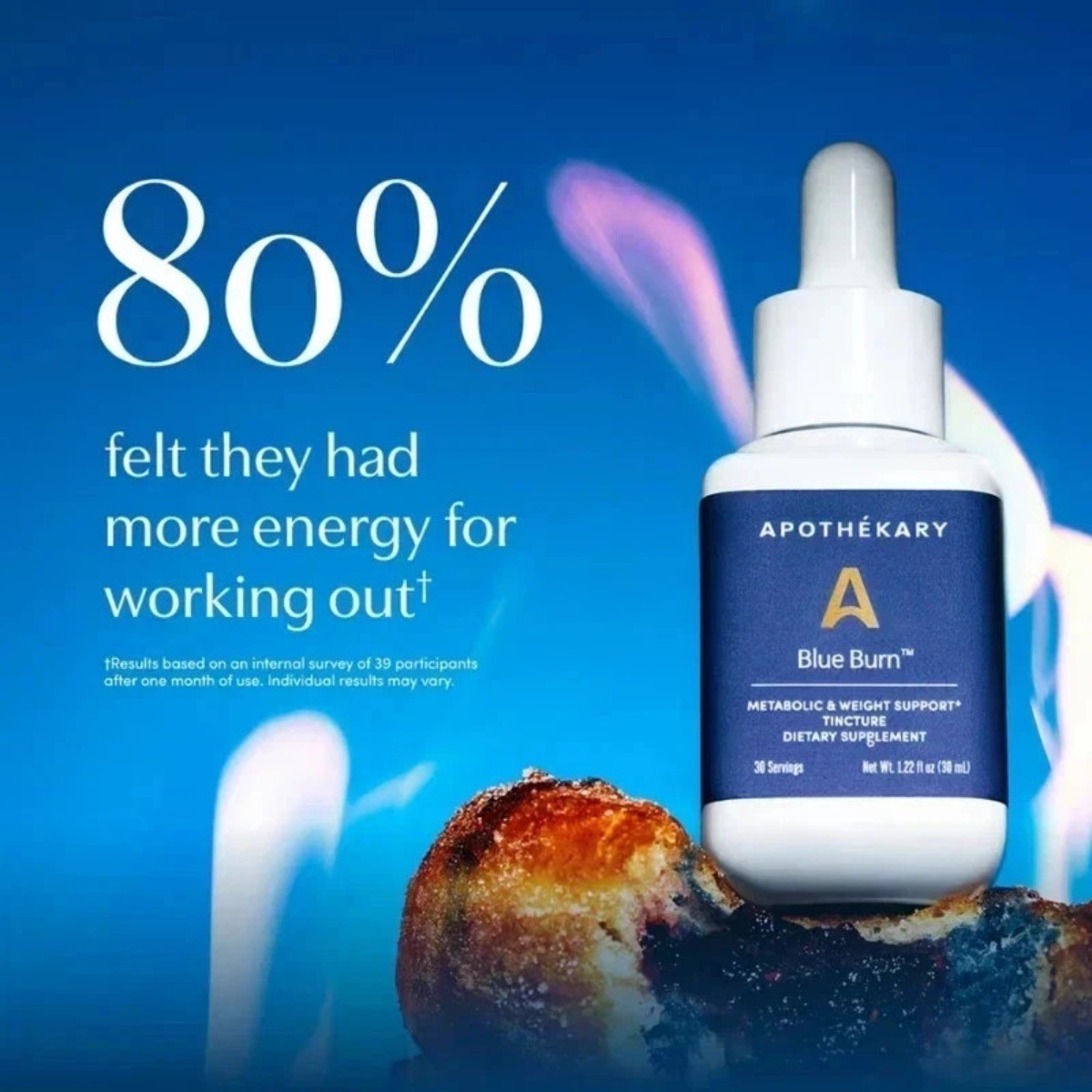 Apothékary Blue Burn Tincture 1.0 oz | Natural Metabolic & Weight Support