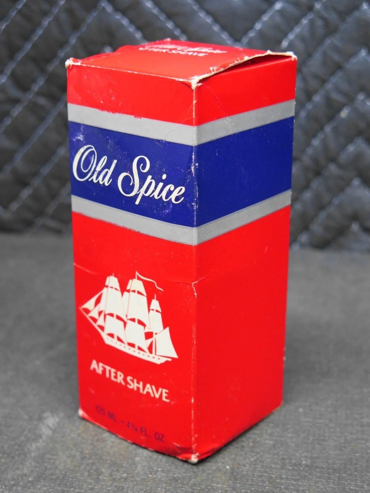 Vintage Shulton Old Spice After Shave 4 1/4 oz Star Cap W/ Box 1988 NOS