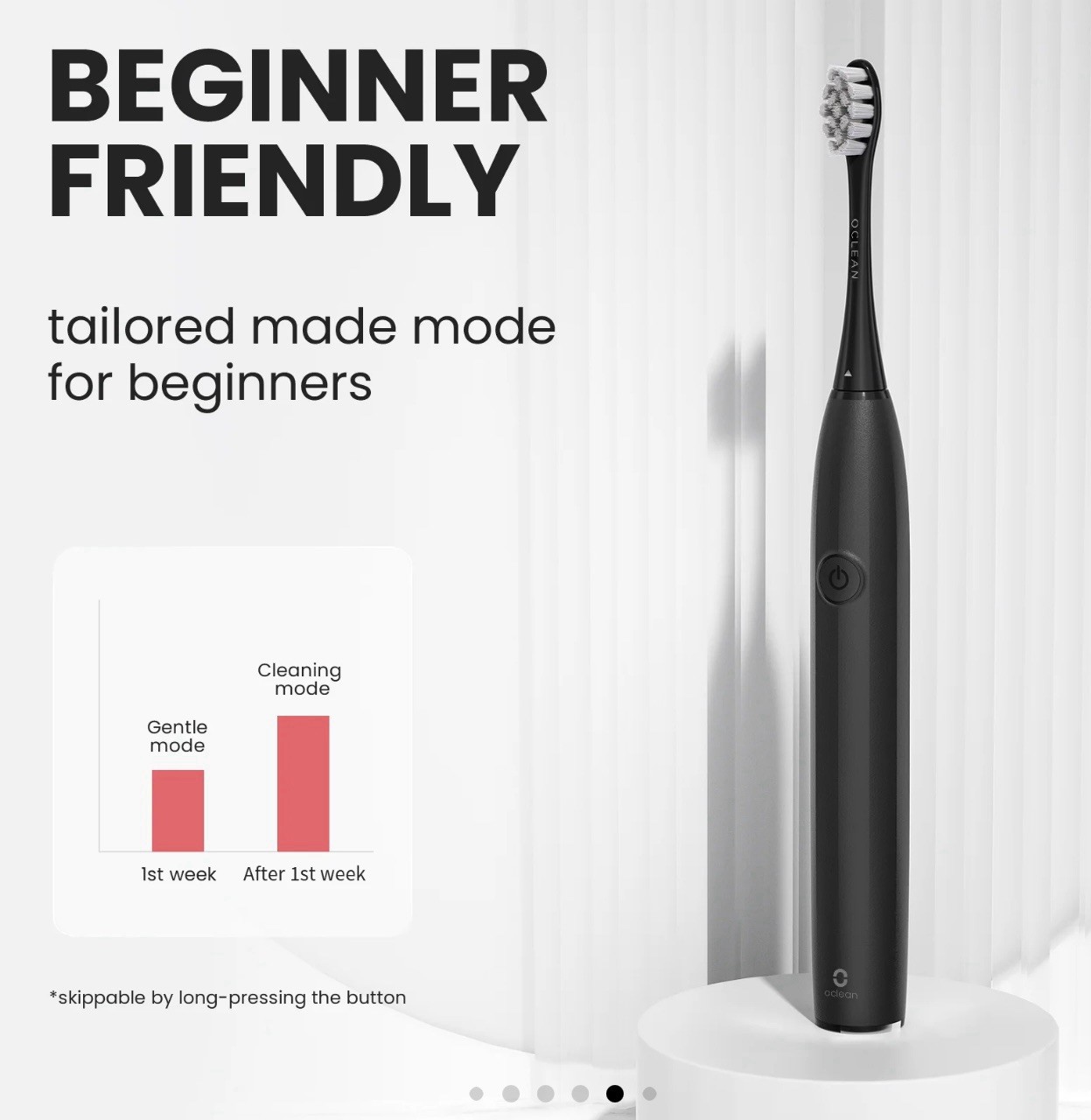 Oclean Endurance Electric Sonic Toothbrush Black