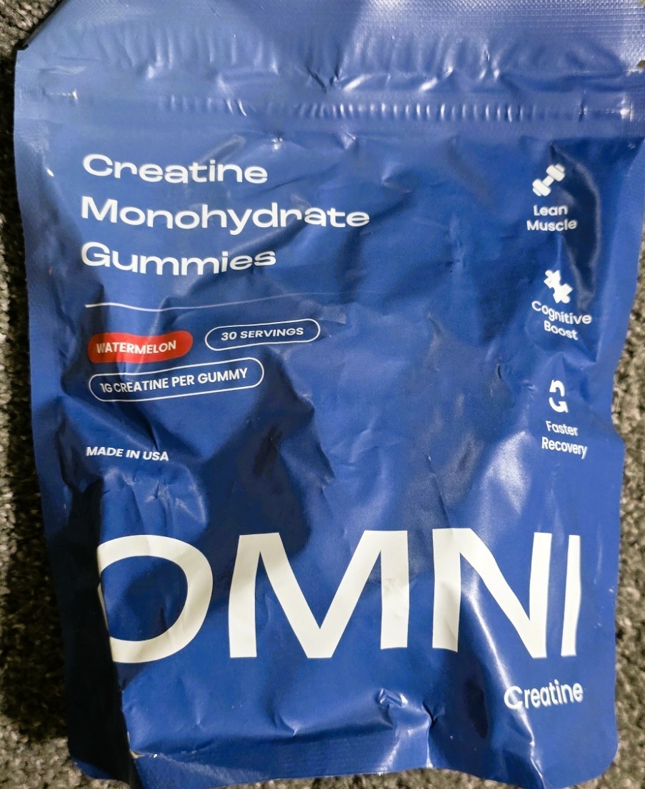 OMNI (3 Pack) Creatine Monohydrate Gummies – Supports Muscle Growth, Watermelon