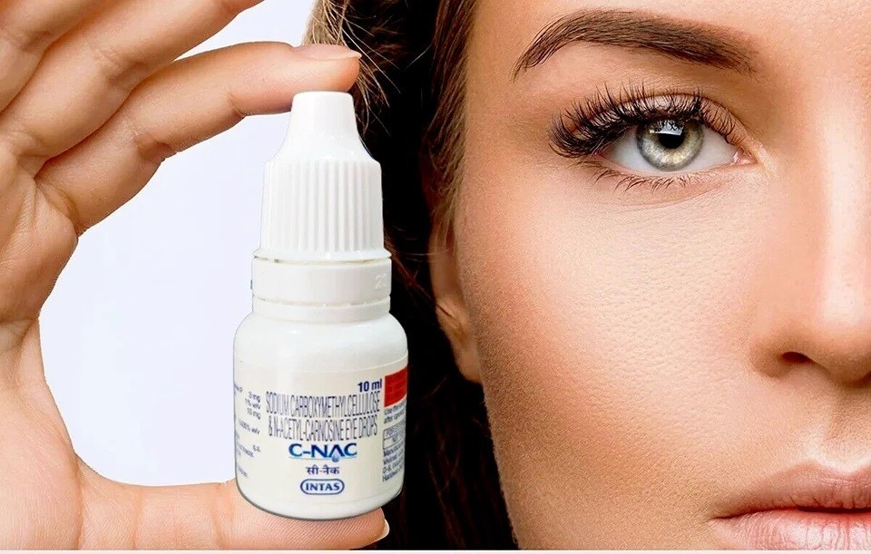 C-NAC Eye Drops, N-Acetyl-Carnosine Eye Drops – 10 ml(Pack of 2) (Long Exp 2027)
