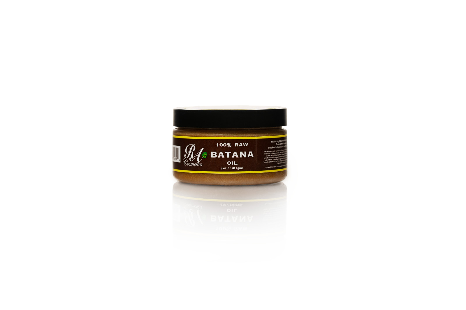 RA Cosmetics 100% Natural Unrefined Batana Hair Oil for Hair Growth