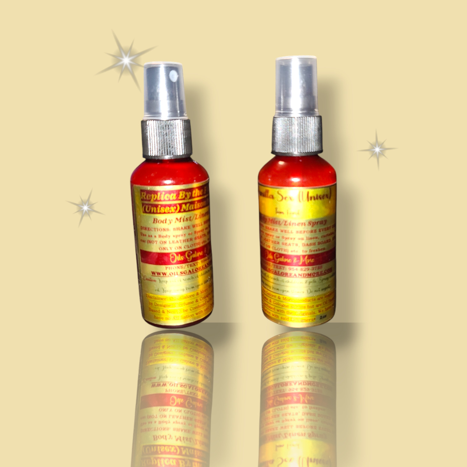 Body Mist/Linen Sprays – Custom Made – 2 oz – 2 for $14.00 – LONG LASTING!