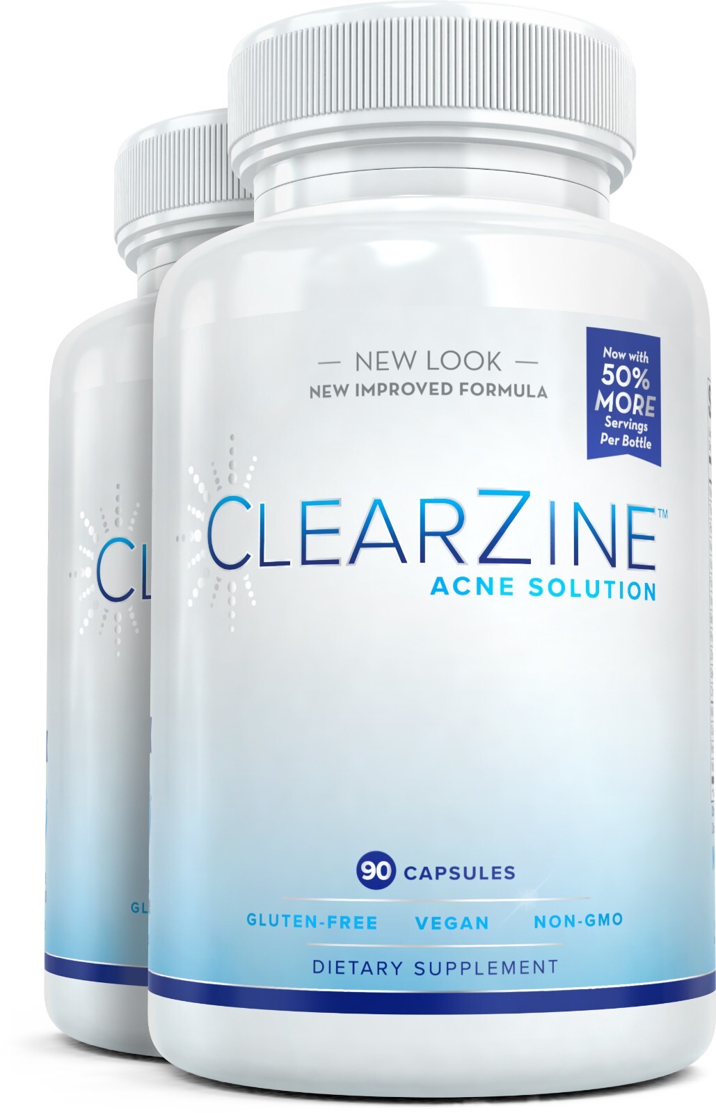 ClearZine: Most Powerful Acne & Clear Skin Supplement for Teens & Adults, 90 ct.