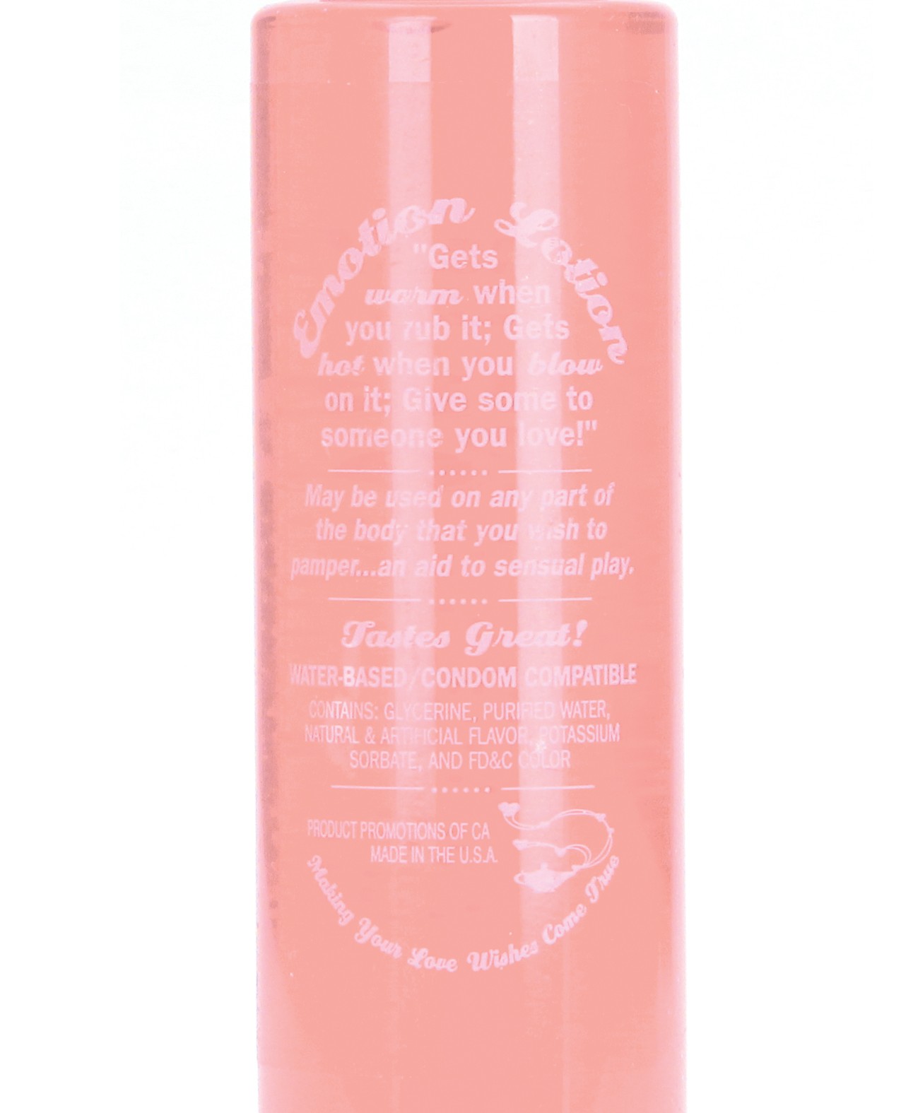 Warming Massage Oil Water Based Candy Like Emotion Lotion Cinnamon Heating