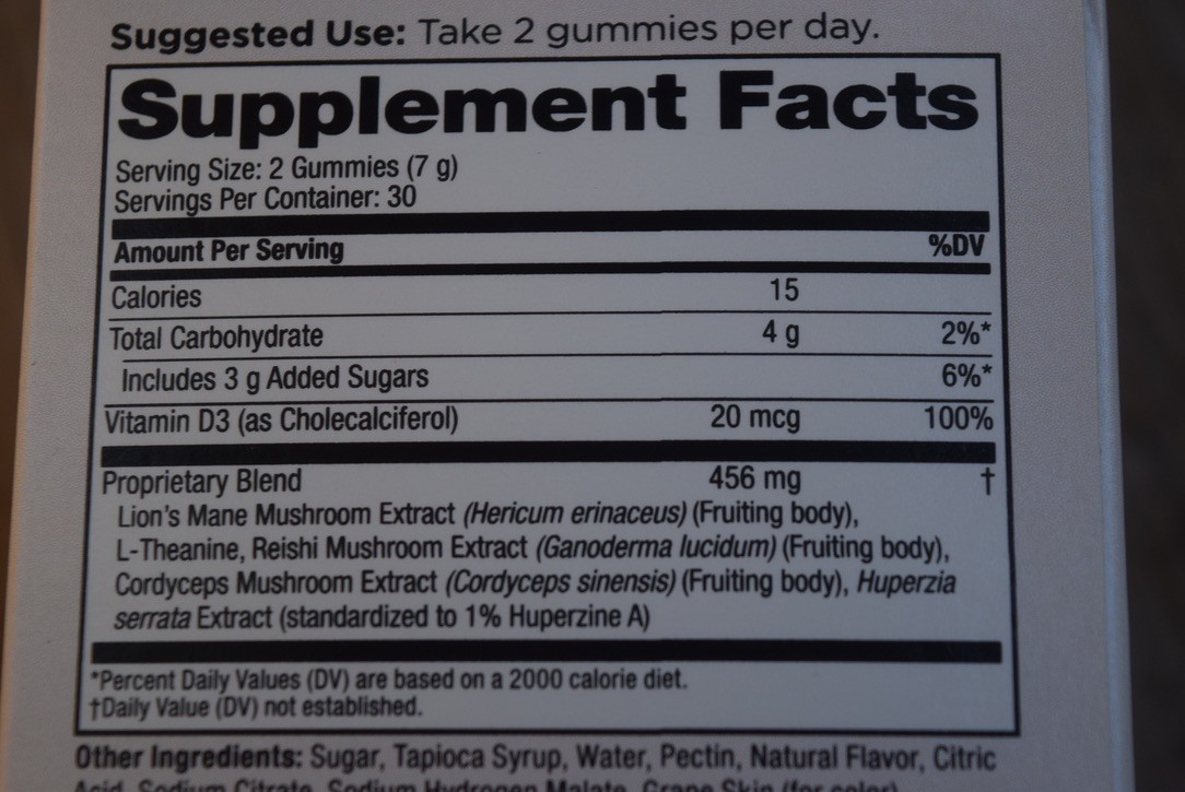 Ultimate Mushroom Mood & Energy Daily Gummies Apple Berry Flavor
