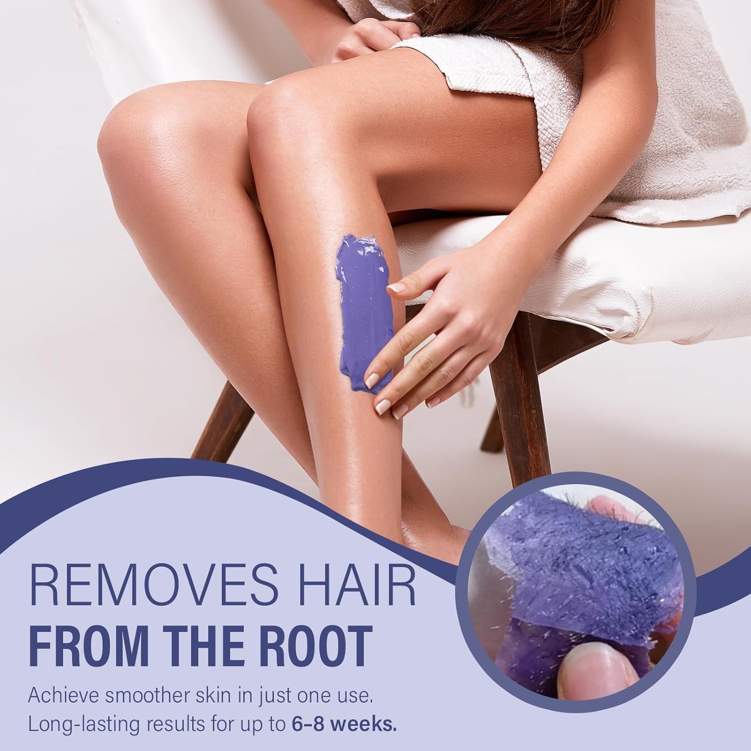 Wax Warmer & Painless Hair Removal Kit: Ideal for Sensitive Skin & Full Body Use