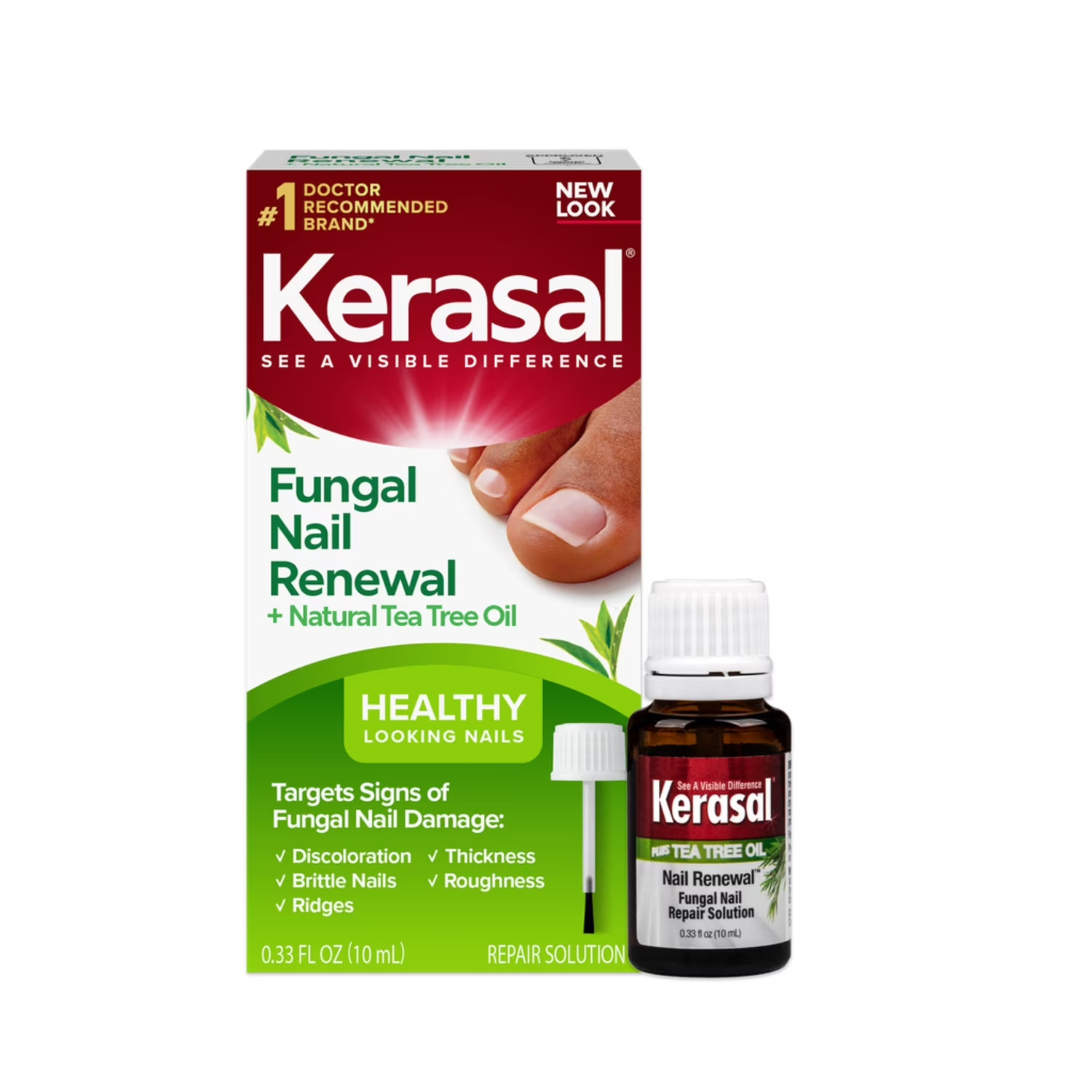 Kerasal Fungal Nail Renewal with Tea Tree Oil 0.33 fl oz (10 mL)