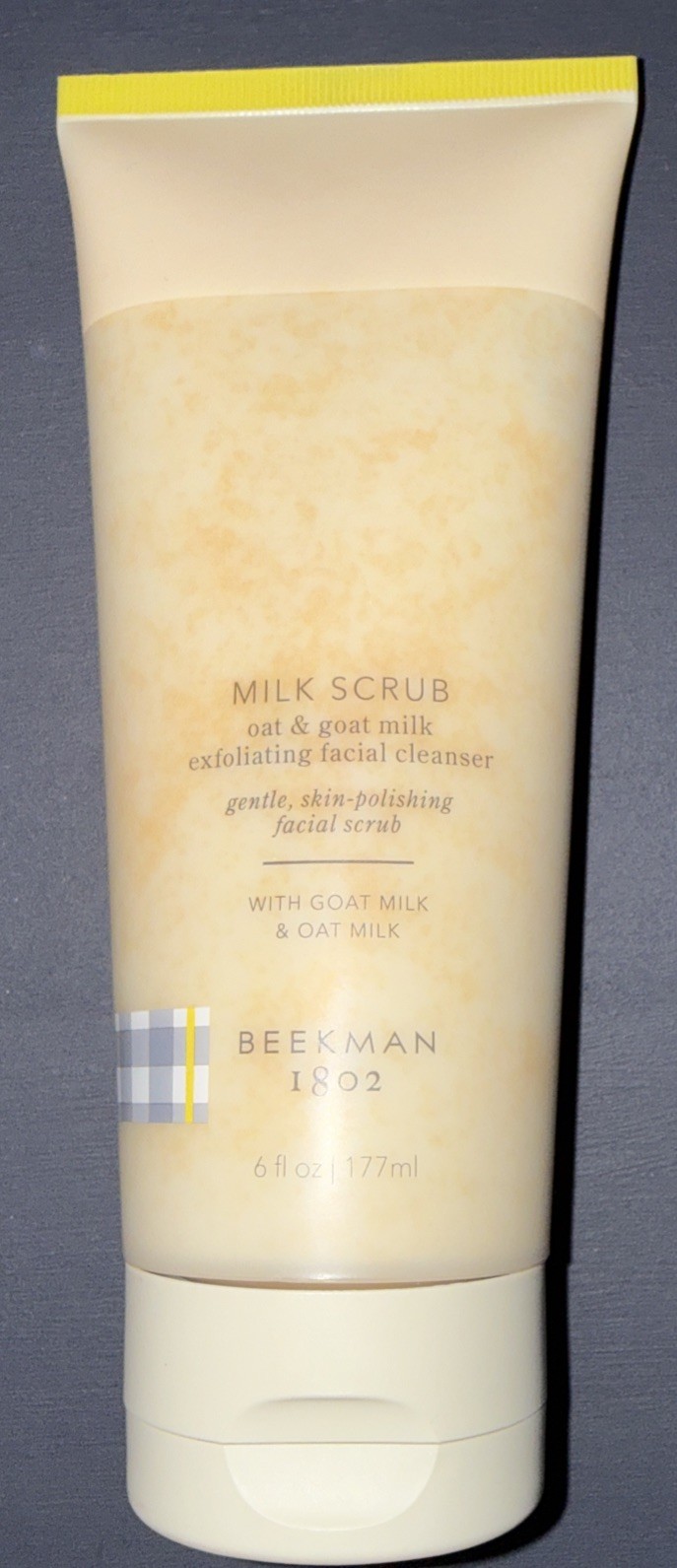 Beekman 1802 Milk Scrub Oat Goat Milk Exfoliating Facial Cleanser 6 fl oz