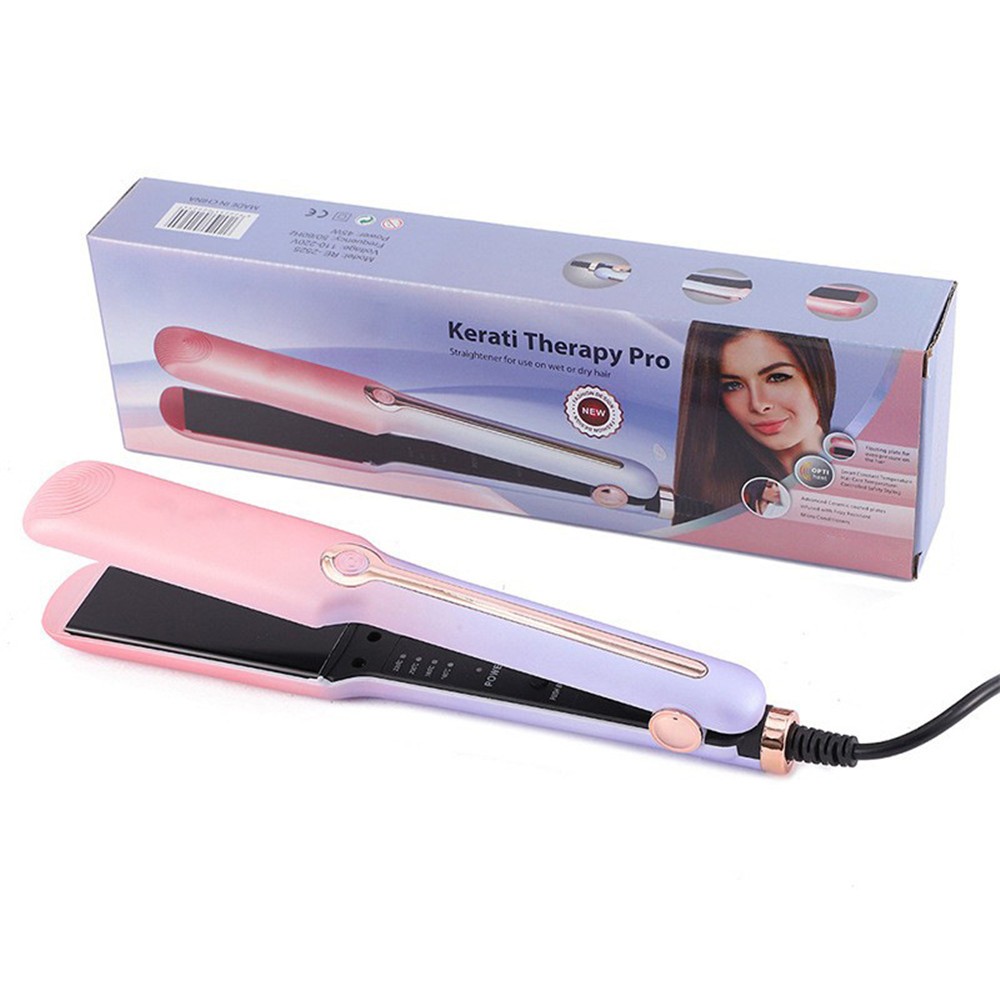 Flat Portable Hair Iron Hair Straightener Curler Professional Hair Irons Ceramic
