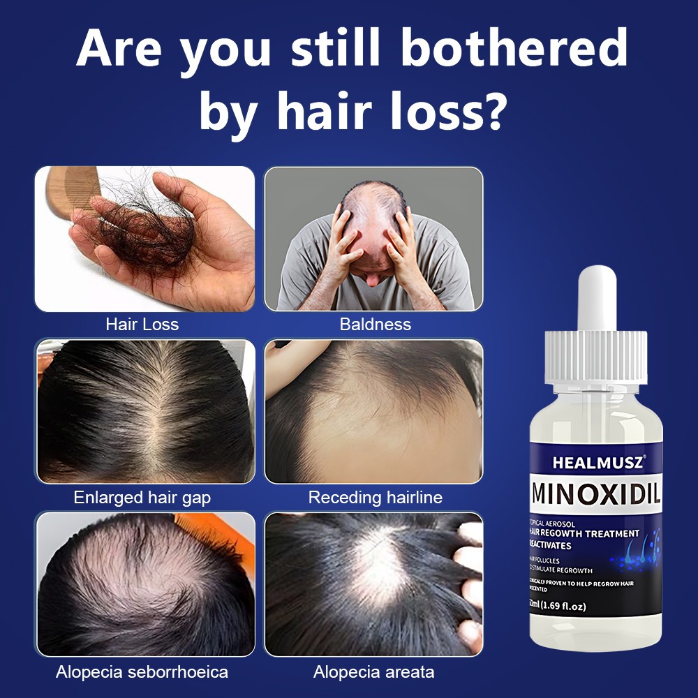 6 Pack Minoxidil 5% Extra Strength Men Hair Regrowth Treatment 6 Month Supply