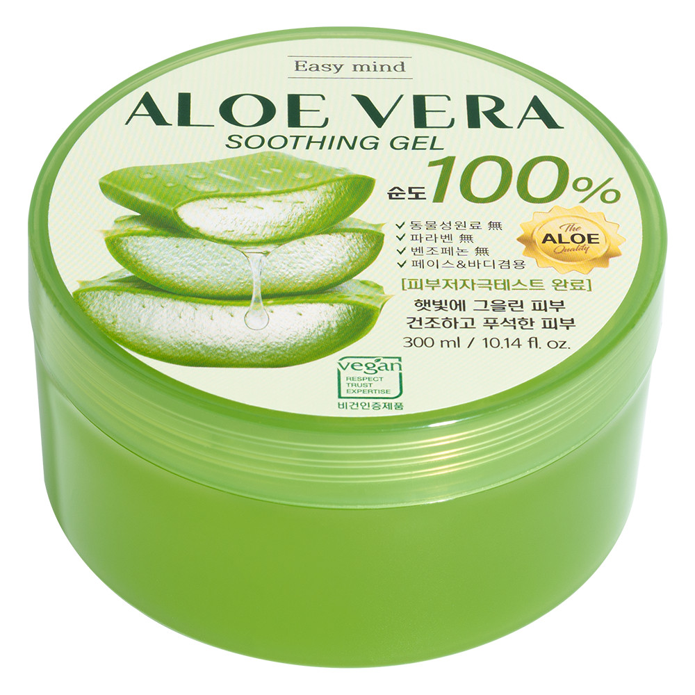 Aloe Vera Soothing Gel 100% Pure Moisturizer For Face And Body 10.58oz / 300ml