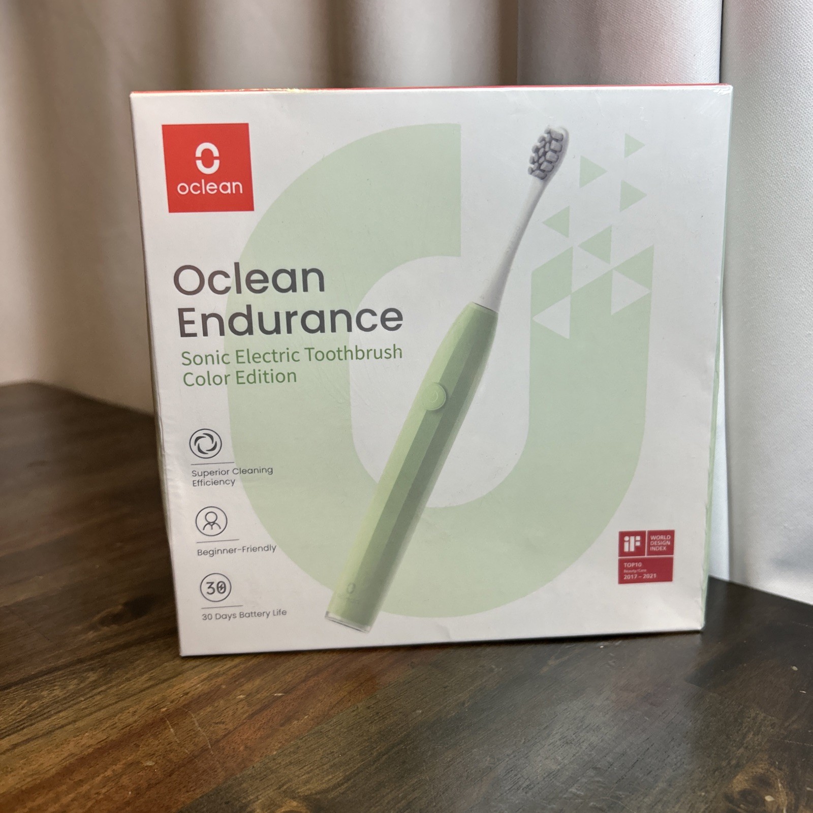 Oclean Endurance Sonic Toothbrush Color Edition Green NWT