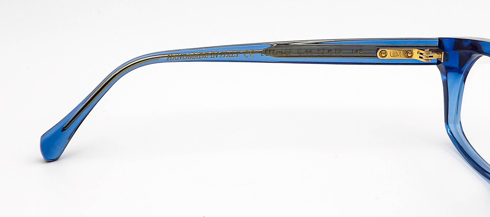 Unique Design Milano Defender Blue Rectangle Eyeglasses Frames C44 53-19-145