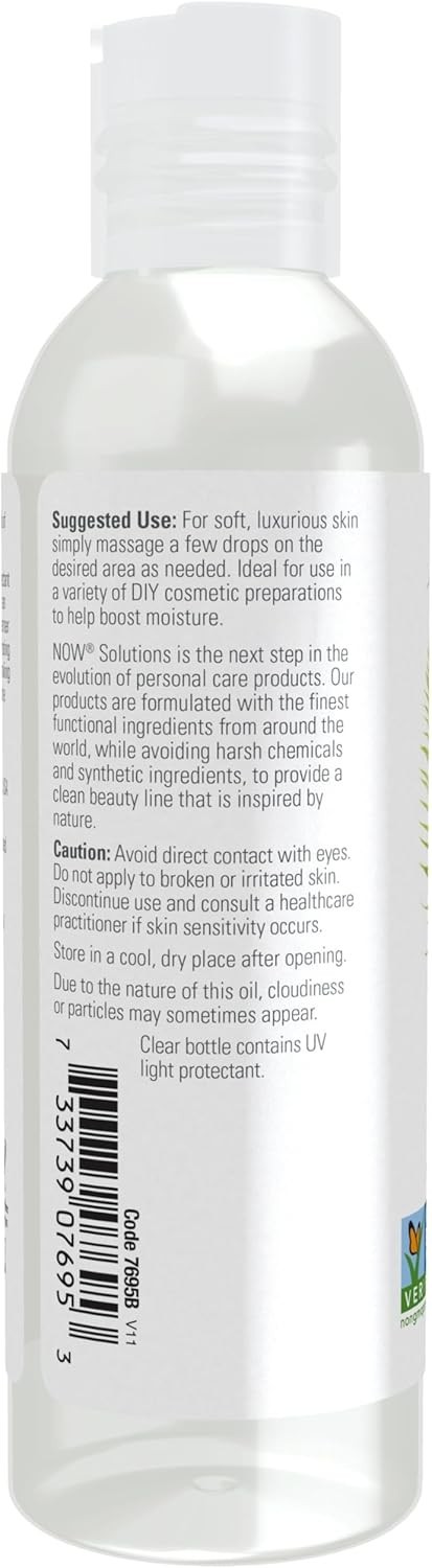 NOW Solutions, Vegetable Glycerin, 100% Pure, Versatile Skin Care, Softening and