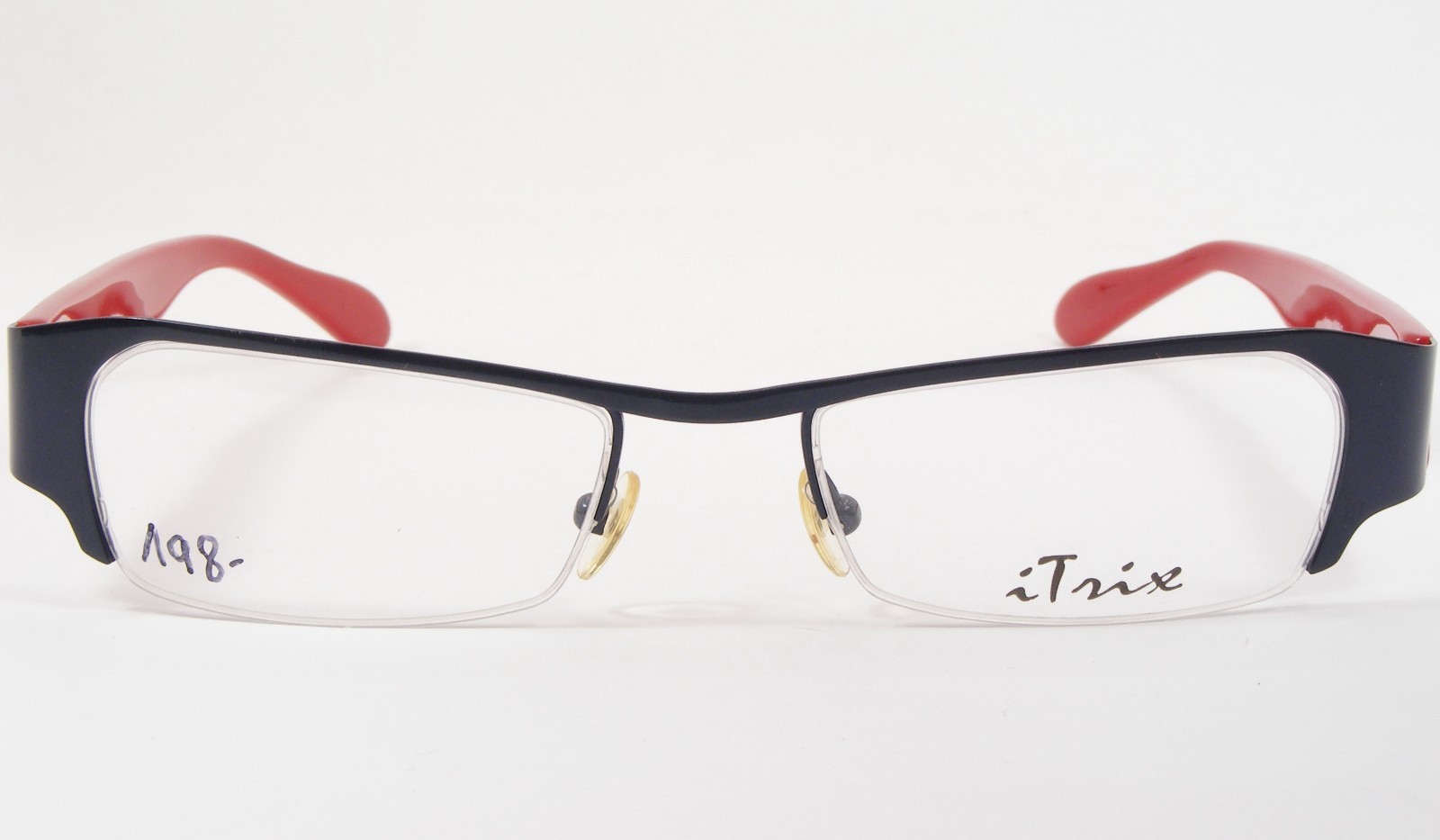 iTrix i-ac 108 82 Dark Blue /Red UNIQUE RARE EYEGLASSES FRAME 50-18-137 (NOTES)