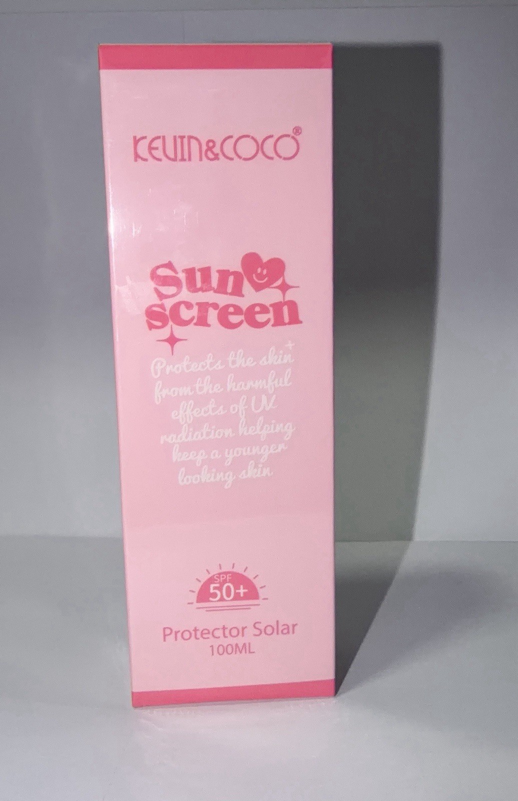 KEVIN&COCO Protector Solar SPF 50+ Chemical Sunscreen 100 mL