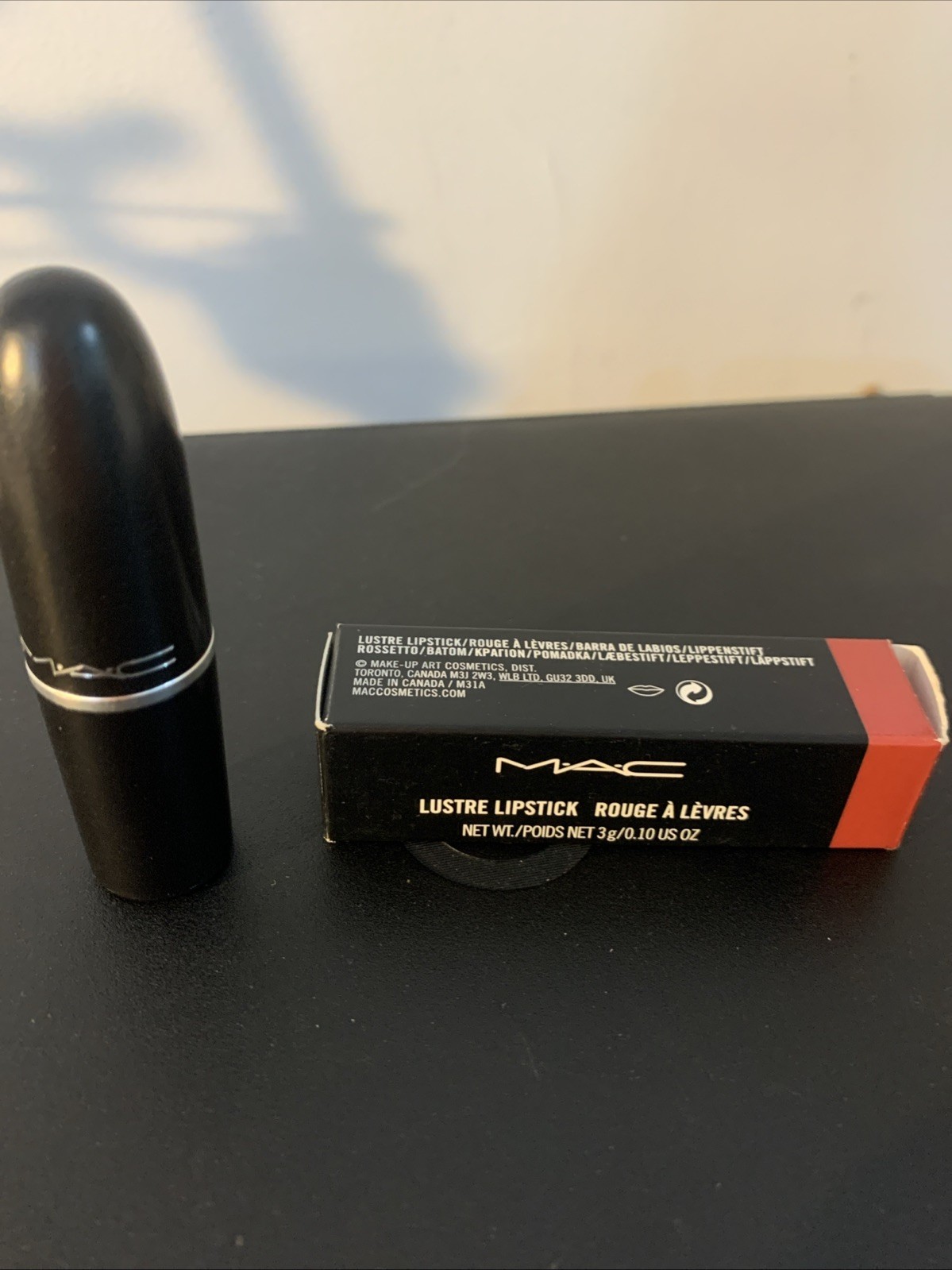 MAC Lustre Lipstick 520 See Sheer – Full Size 3g