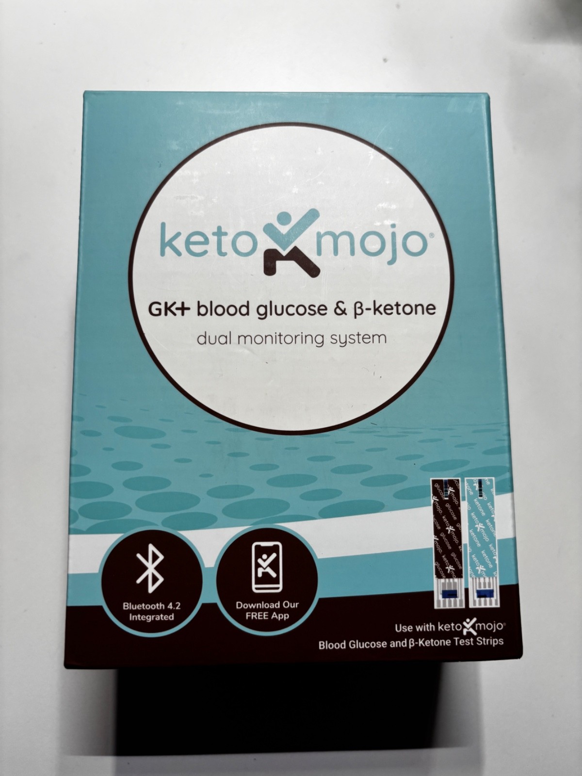 Keto Mojo GK+ Glucose & Ketone Monitor Kit – Factory Sealed, 10/2025 Exp