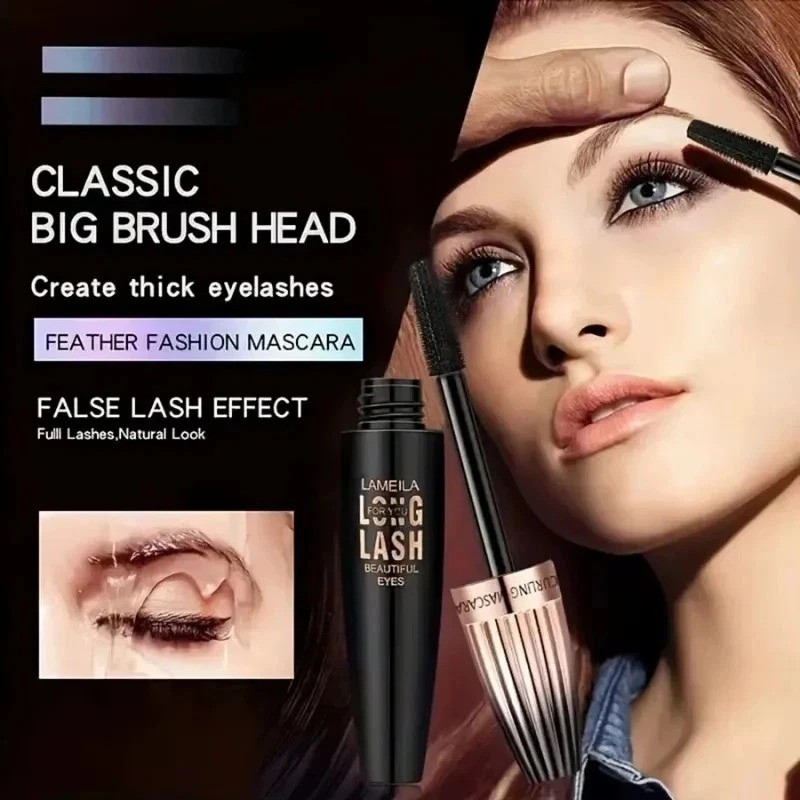 My Amazing Lashes 4D Silk Fiber Lash Mascara – Black, Volume & Length,Waterproof