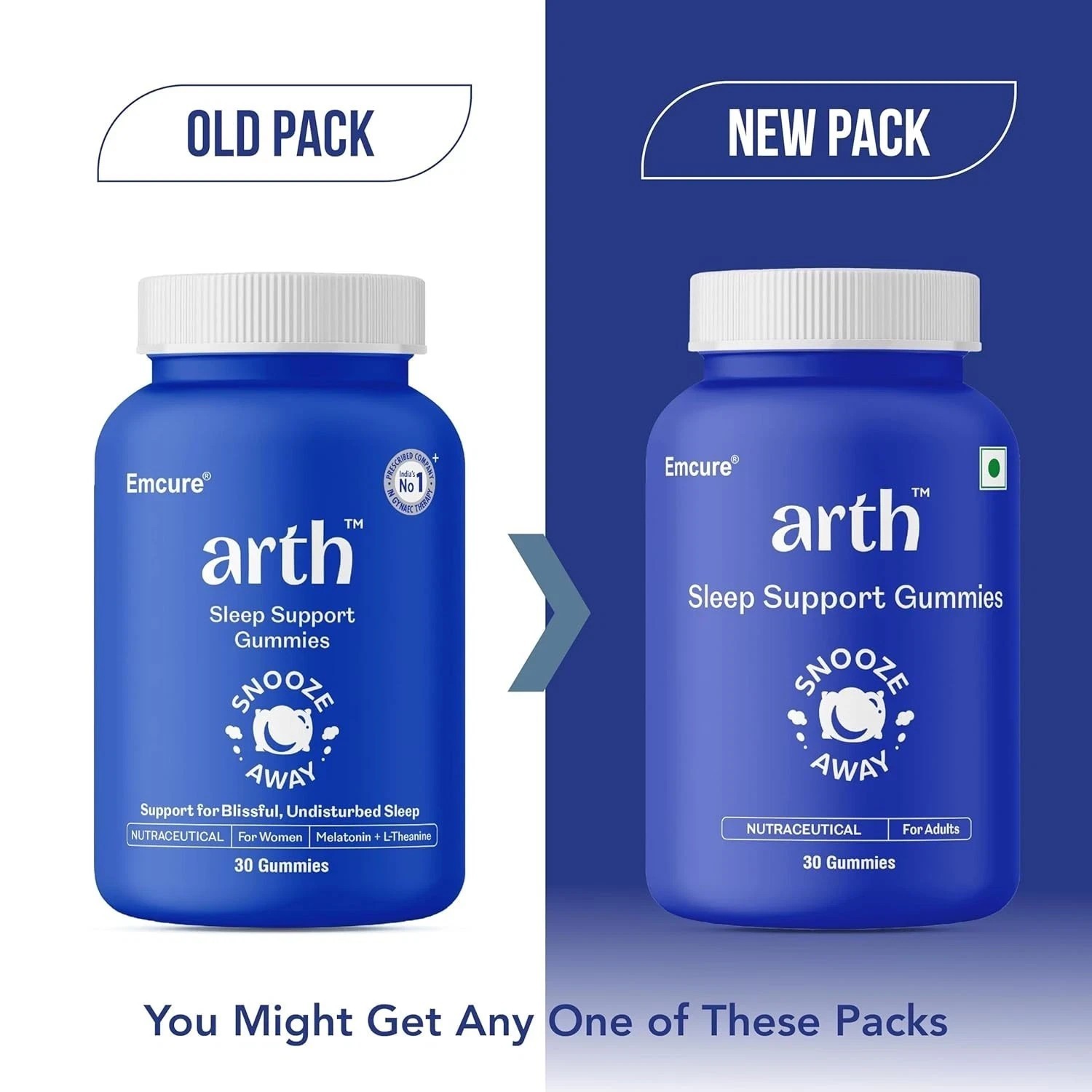 Arth Sleep Gummies w/ L-Theanine Chamomile Passion Flower Cranberry 30ct