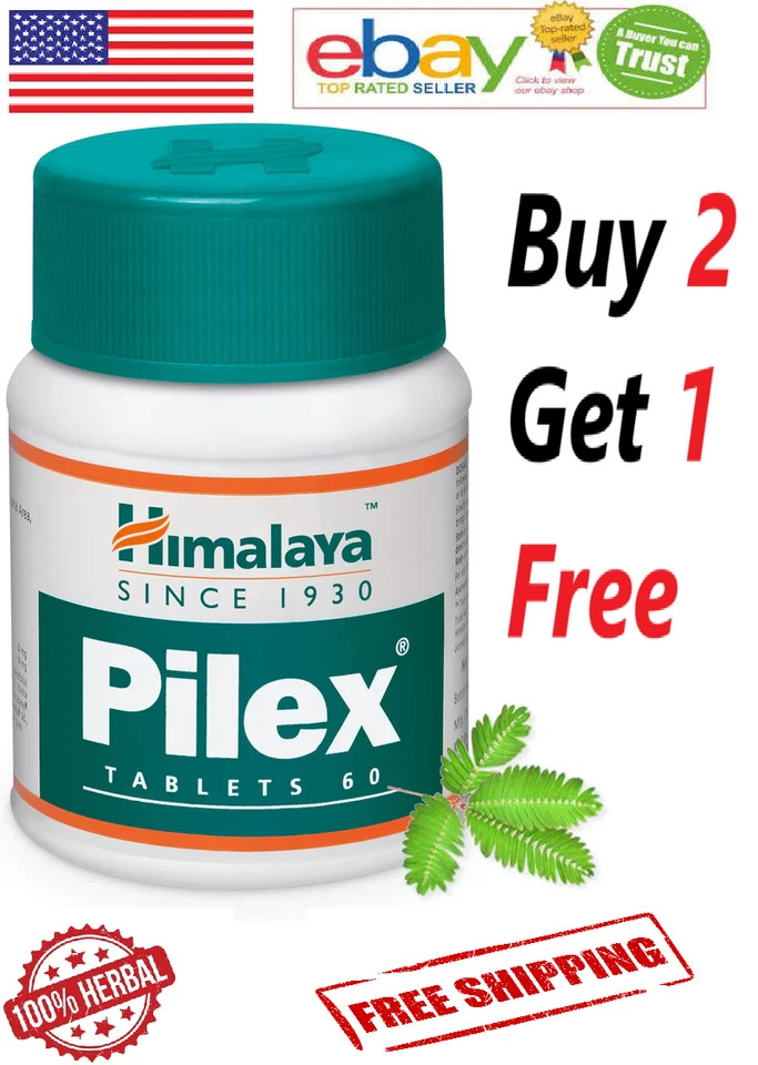 Himalaya PILEX Natural For Piles Care With Long Expiry – 60 Tablets