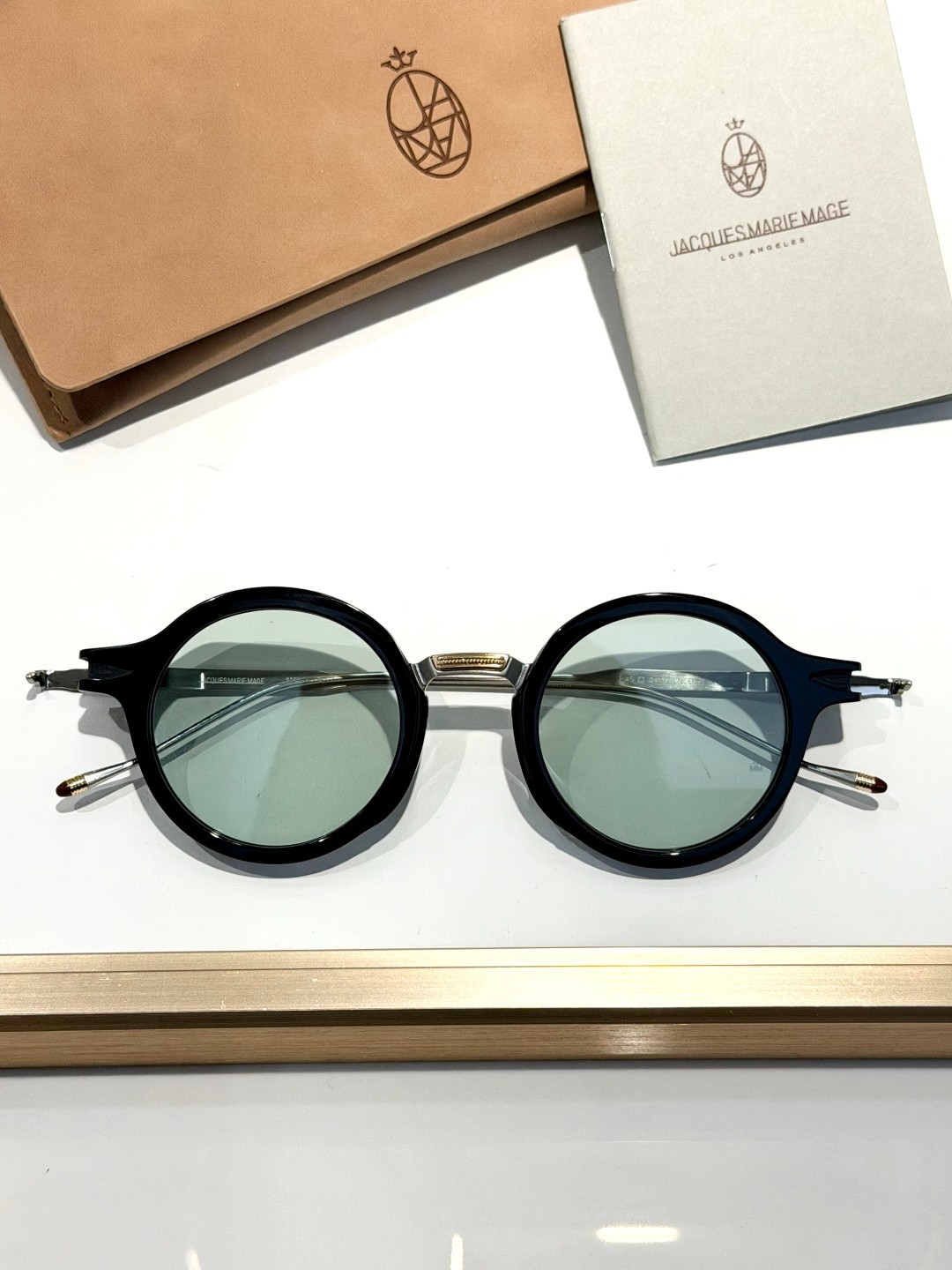 Jacques Marie Mage Norman Limited Edition Sunglasses Blue Lens 45-24-146