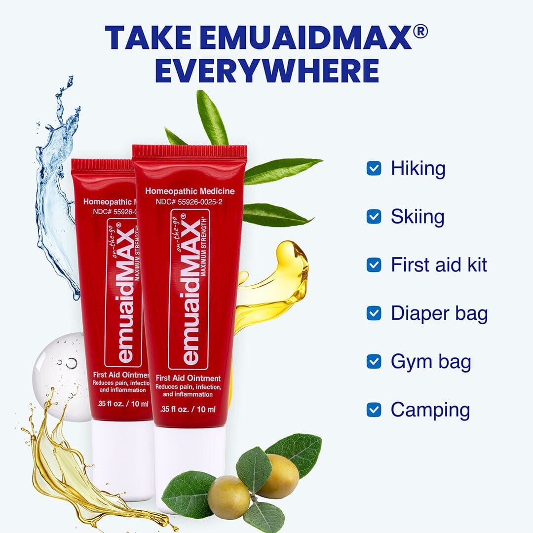 EMUAIDMAX® First Aid Ointment On-the-Go – 0.35 fl oz (2 Pack)