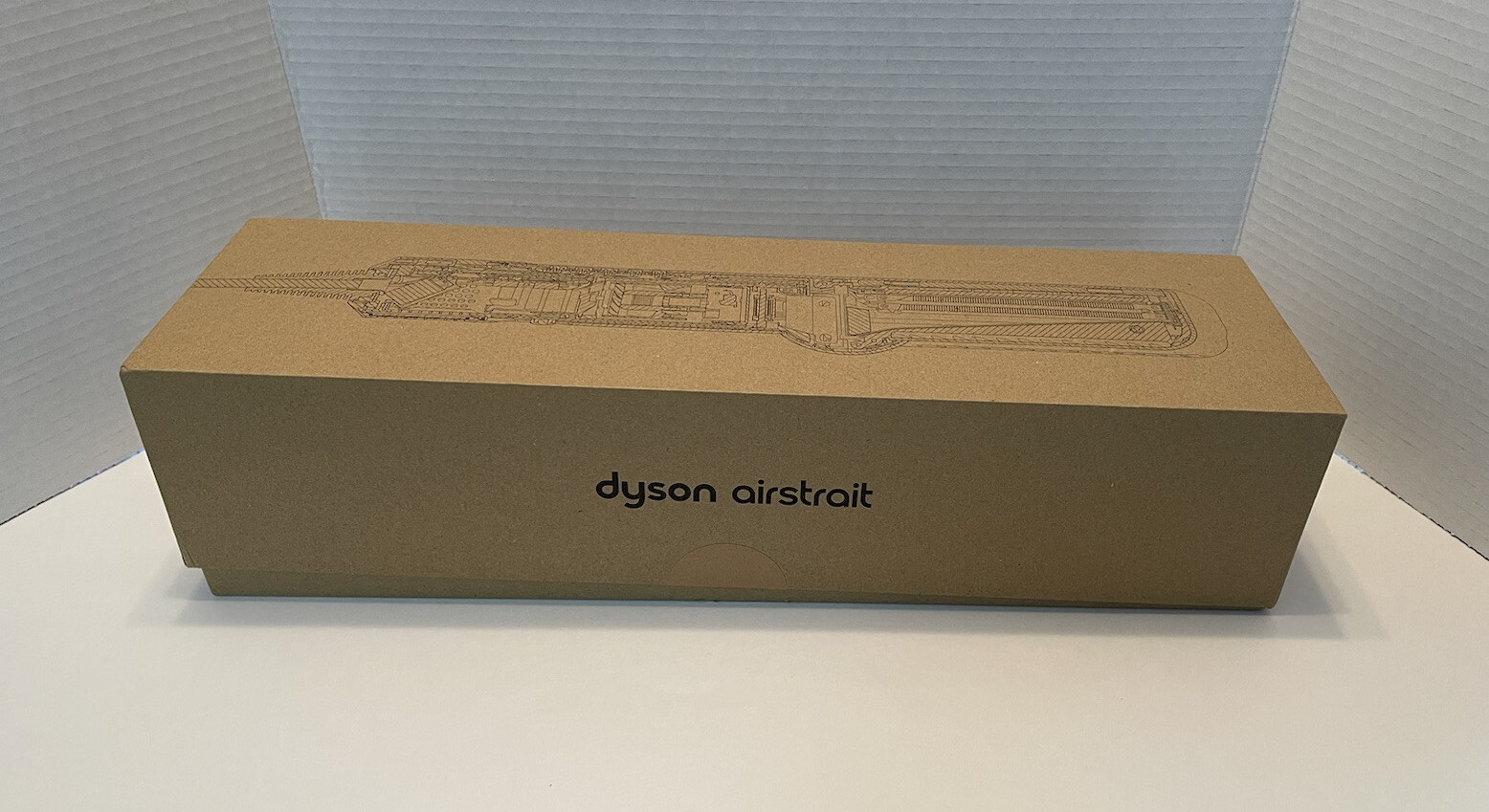 DYSON AIRSTRAIT HAIR STRAIGHTENER NICKEL/ COPPER OPEN BOX