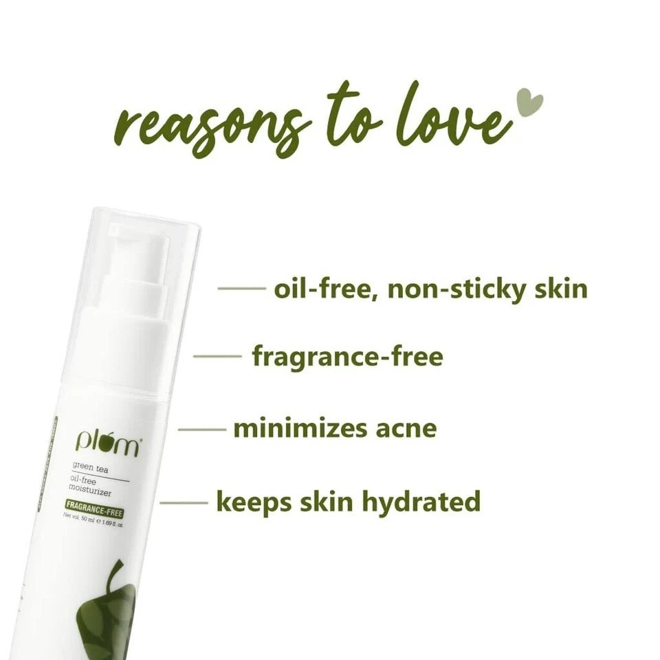 Plum Green Tea Oil Free Moisturizer for Daily Use For Bright Face – 50ml