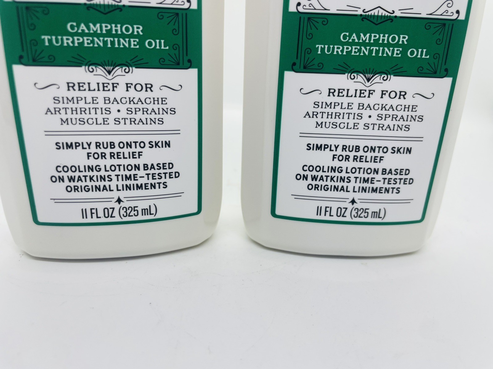2Pack-J.R. Watkins White Cream Liniment – 11 Oz Bottle READ!